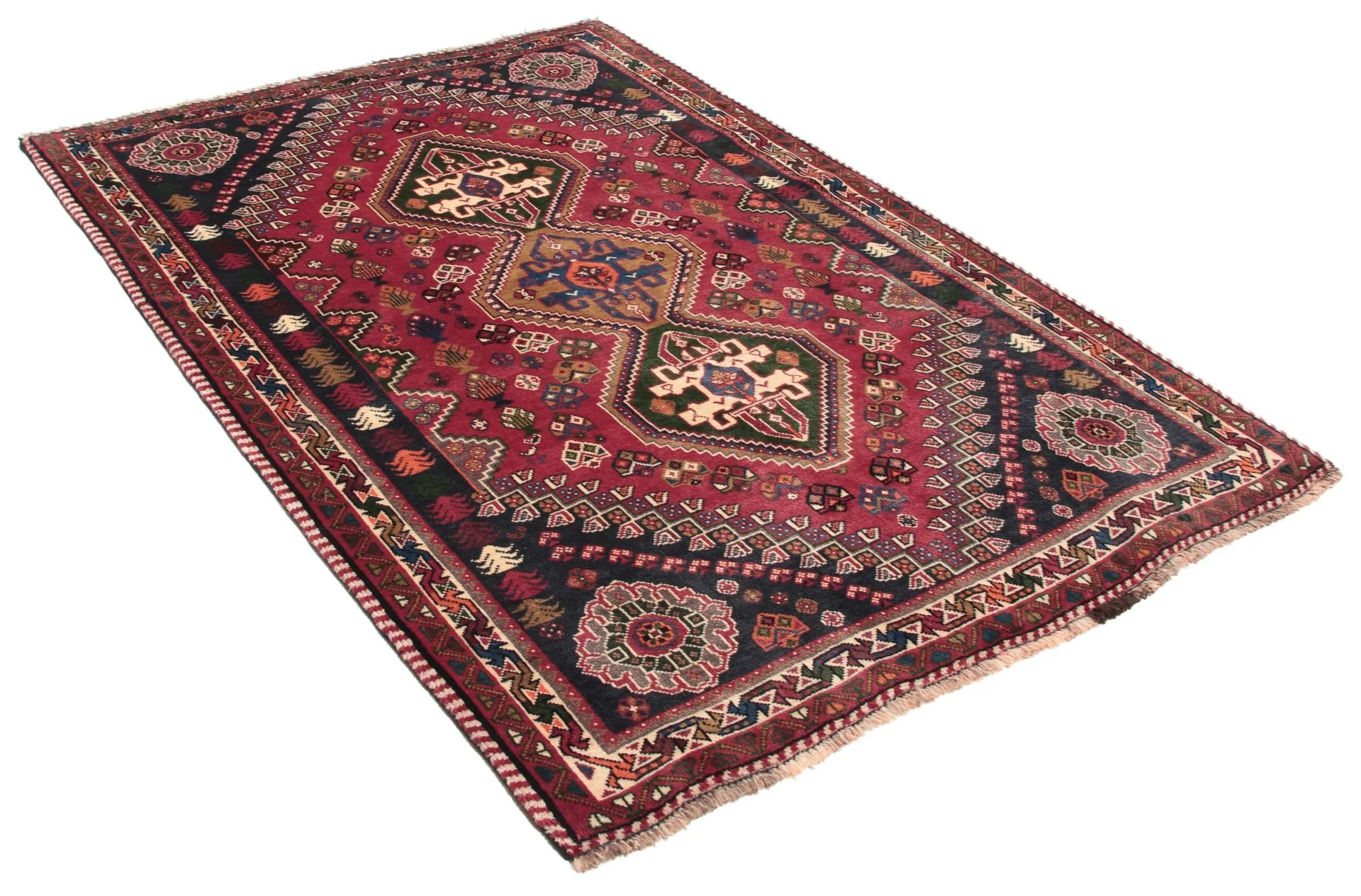 Qashqai Perserteppich aus Iran, 120 × 170 cm
