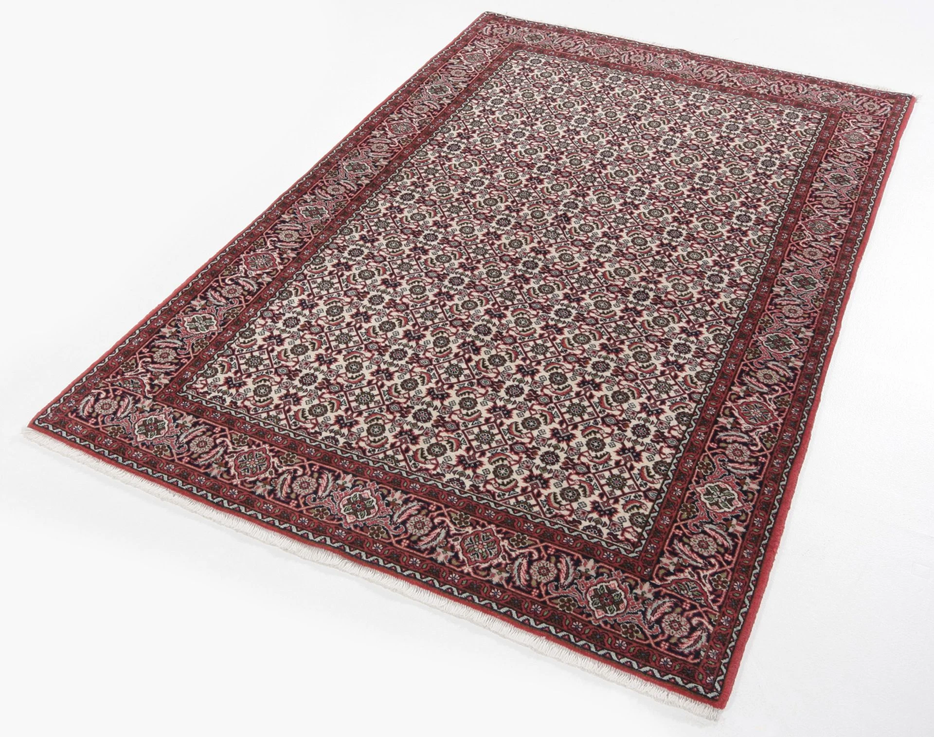 Handgeknüpfter Bijar Perserteppich 142 × 222 cm