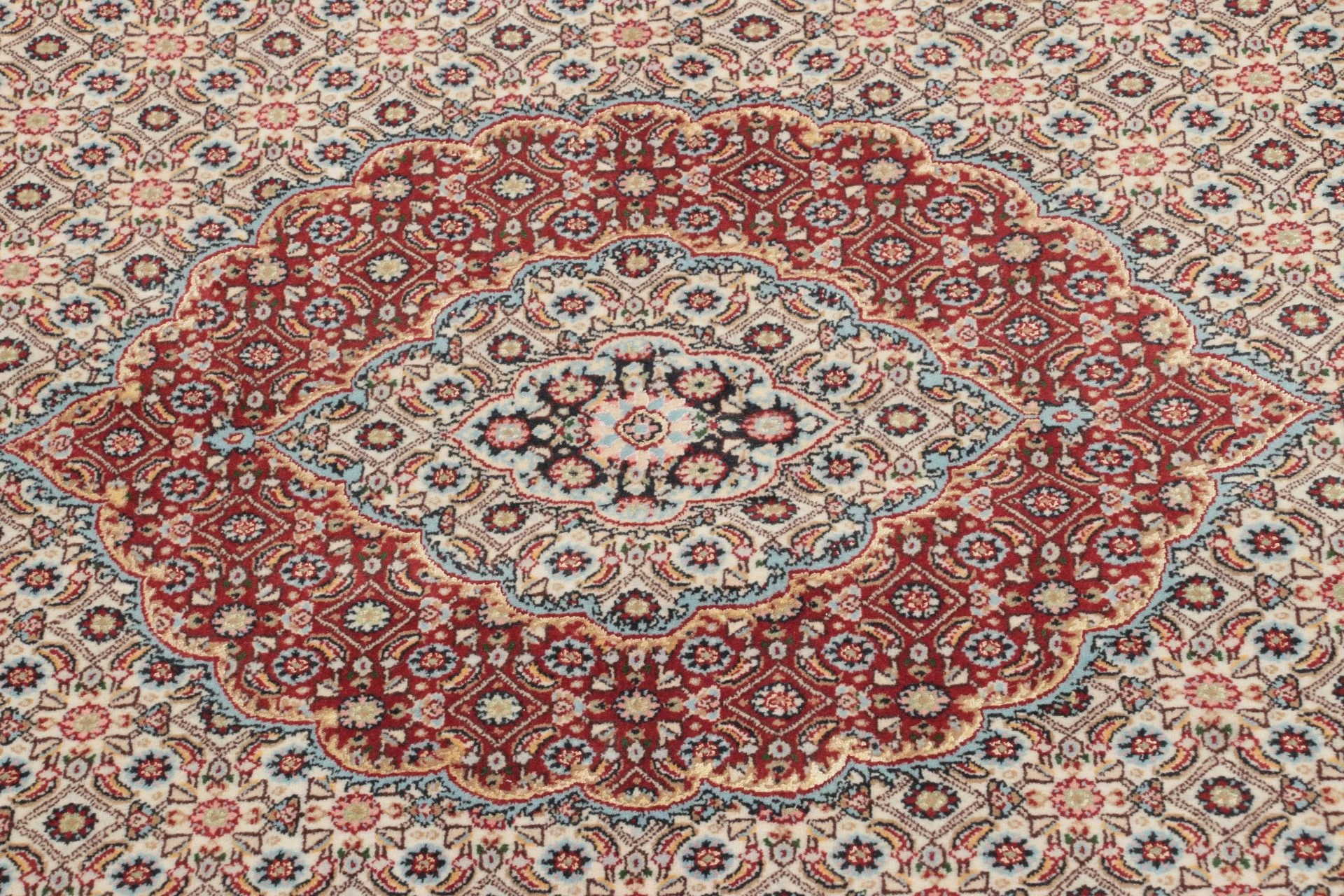 Moud Perserteppich aus Iran, 145 × 205 cm