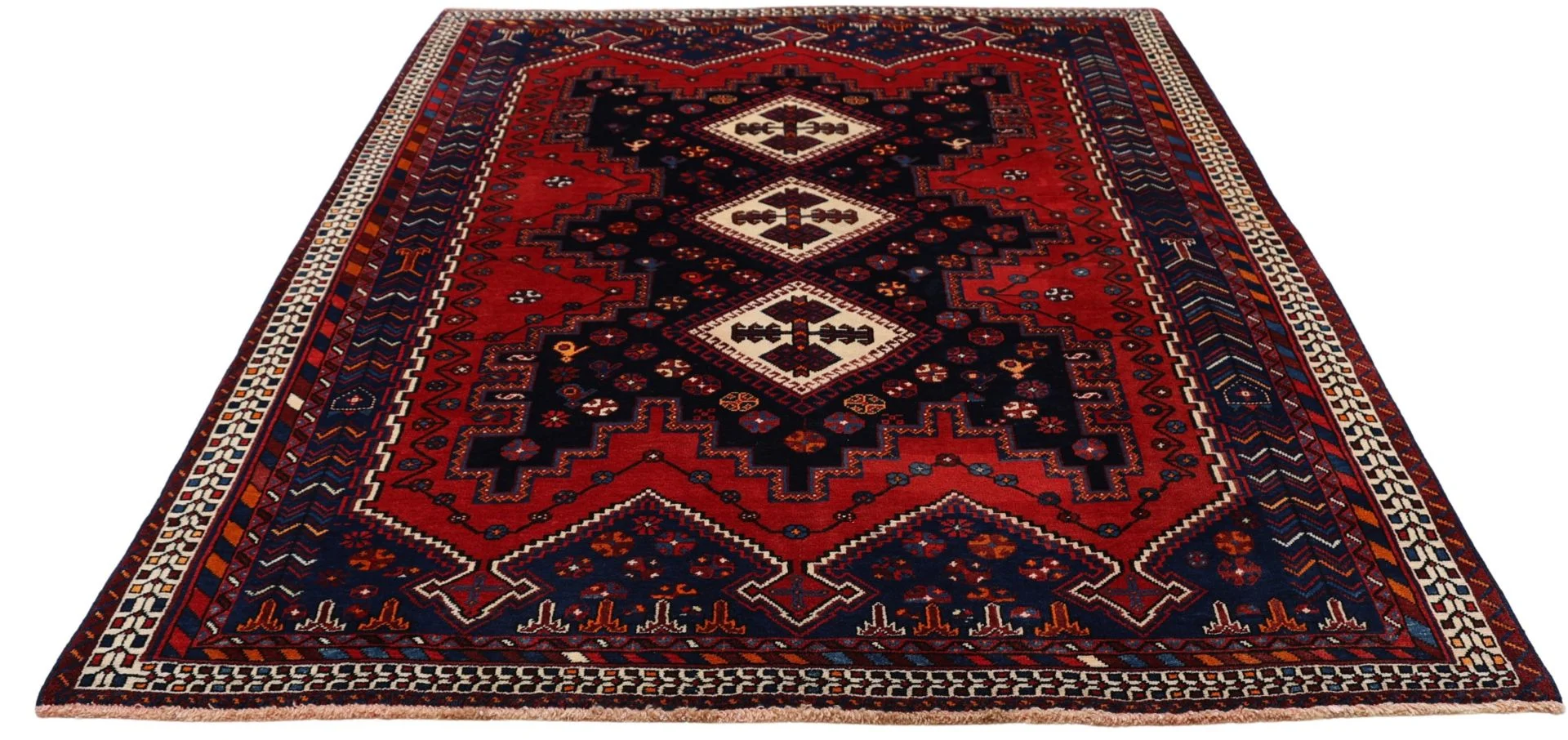 Handgeknüpfter Perserteppich, 160 × 215 cm, Wolle