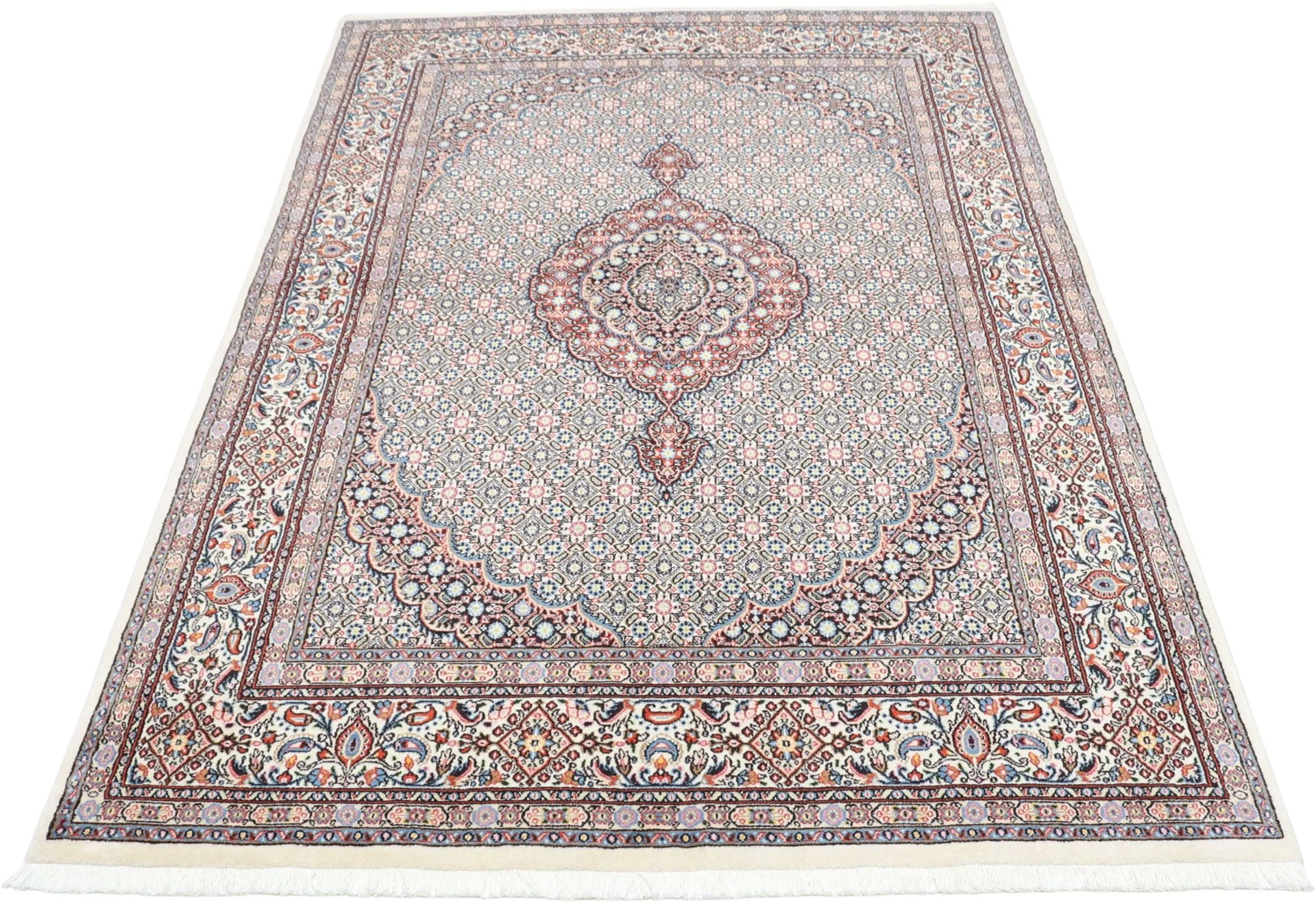 Moud Perserteppich aus Iran, 162 × 235 cm
