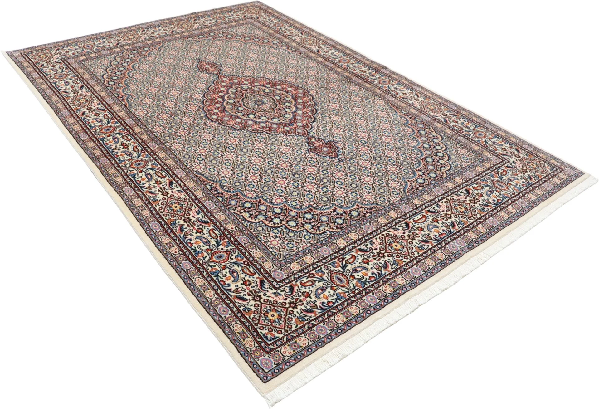 Moud Perserteppich aus Iran, 162 × 235 cm