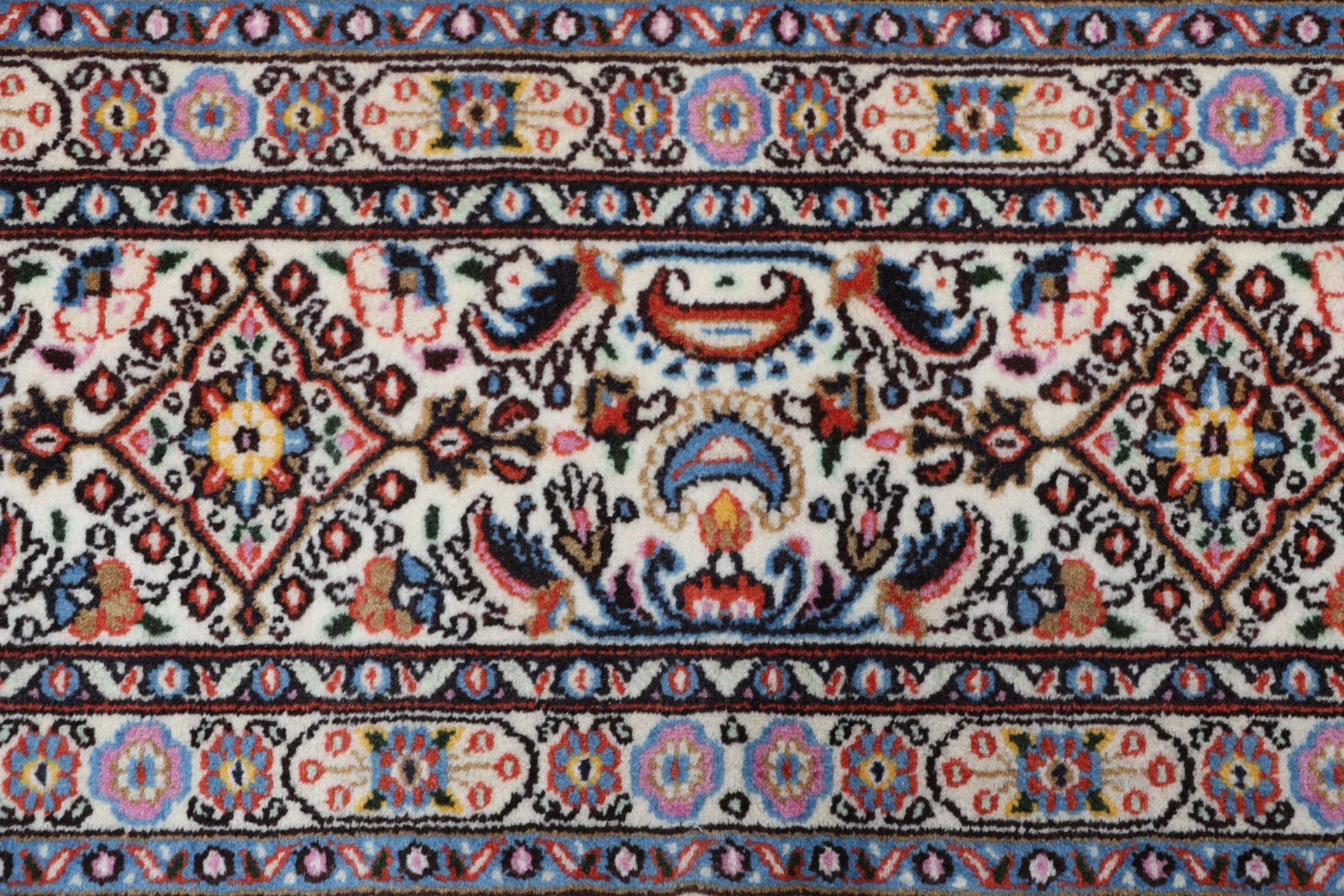 Moud Perserteppich aus Iran, 162 × 235 cm
