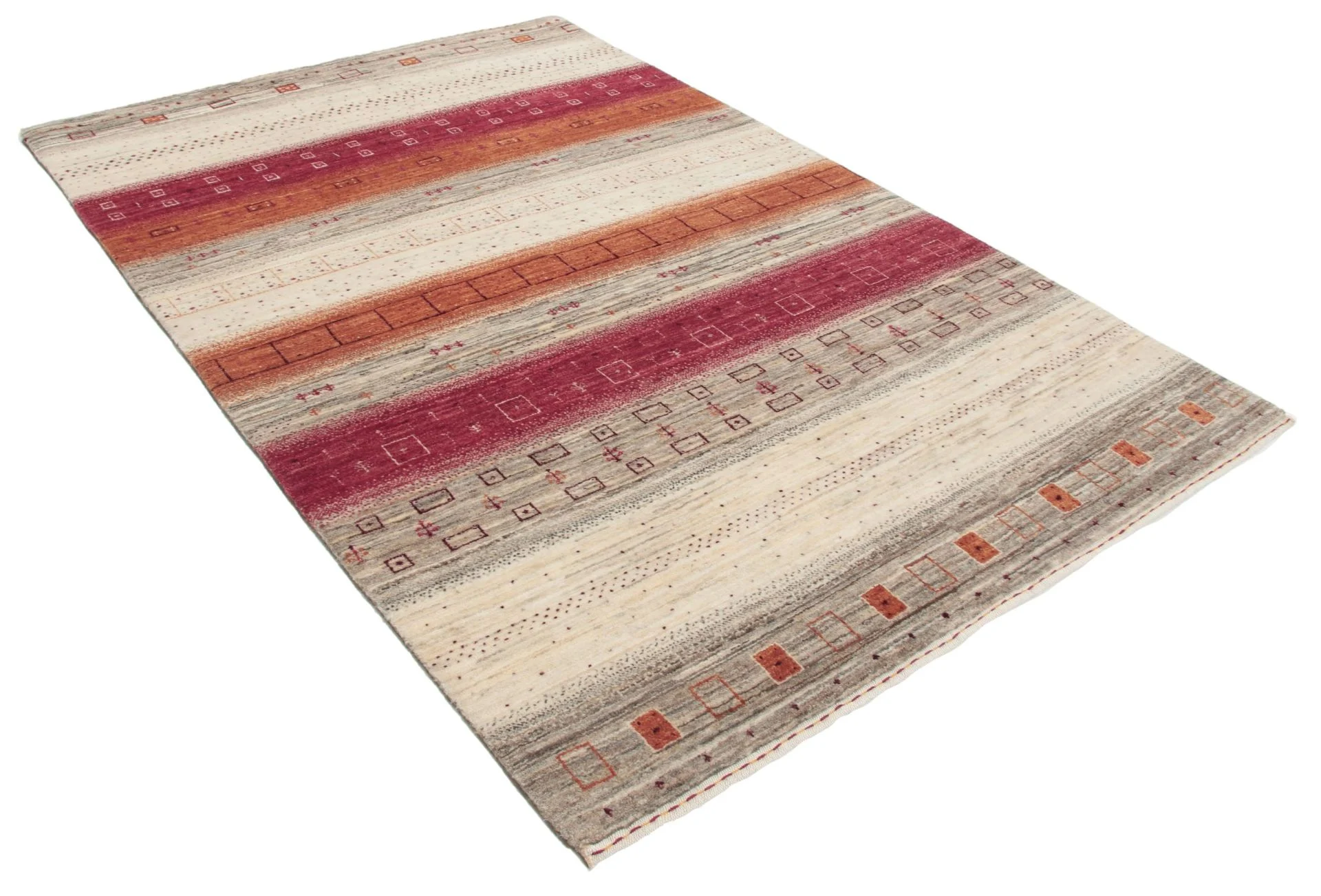 Handgeknüpfter Loribaft Orientteppich 122 × 183 cm