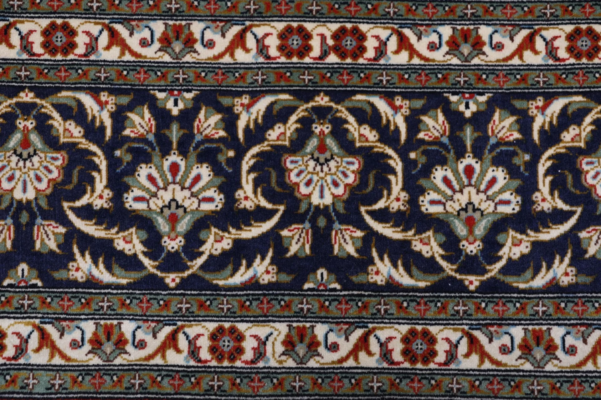 Ghom Perserteppich 160 × 240 cm aus Wolle, handgeknüpft