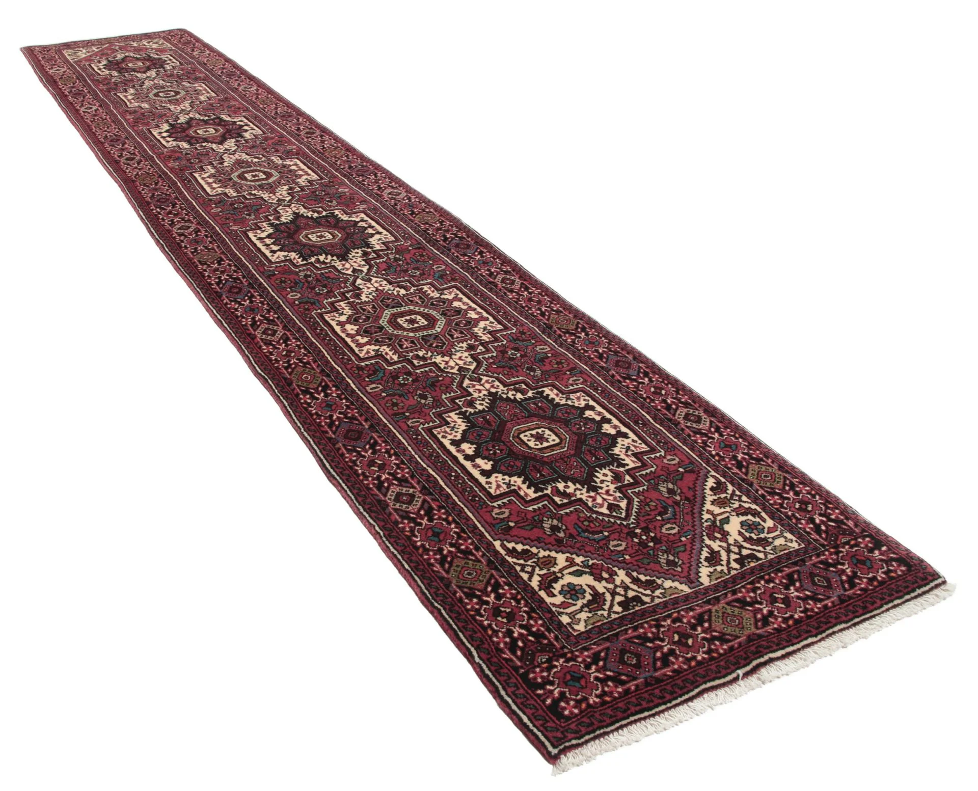 Handgeknüpfter Perserteppich 70 × 380 cm