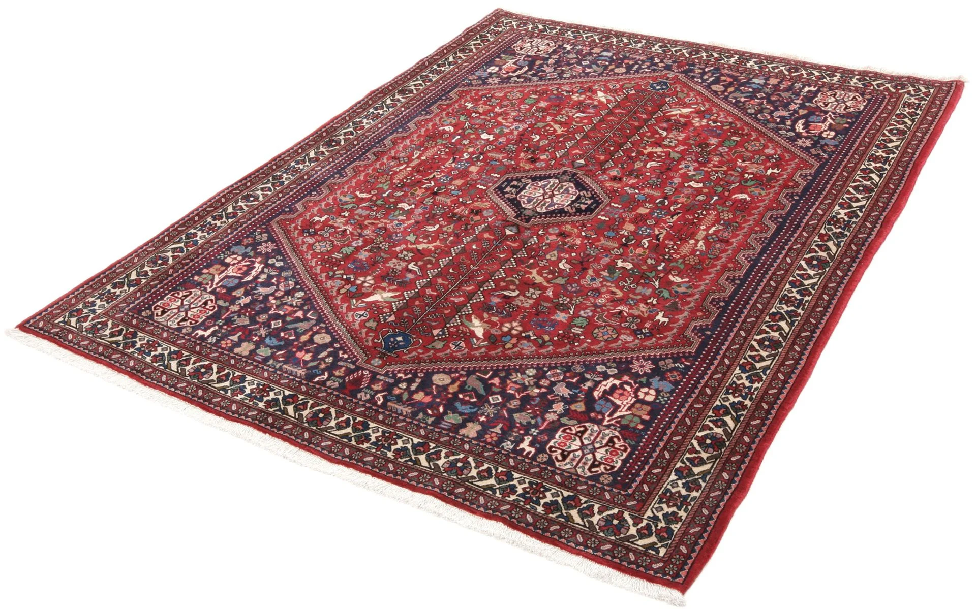 Handgeknüpfter Perserteppich, 155 × 210 cm, Wolle