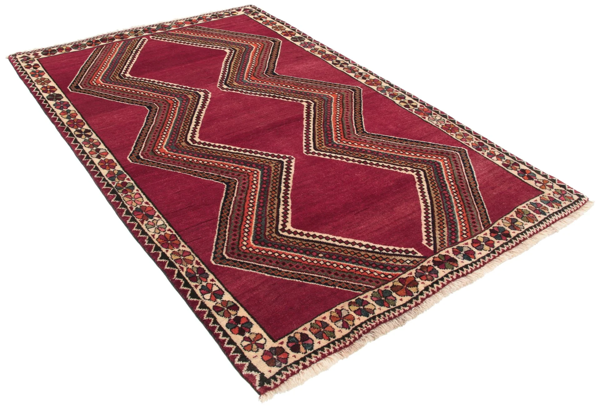 Qashqai Perserteppich aus Iran, 123 × 194 cm