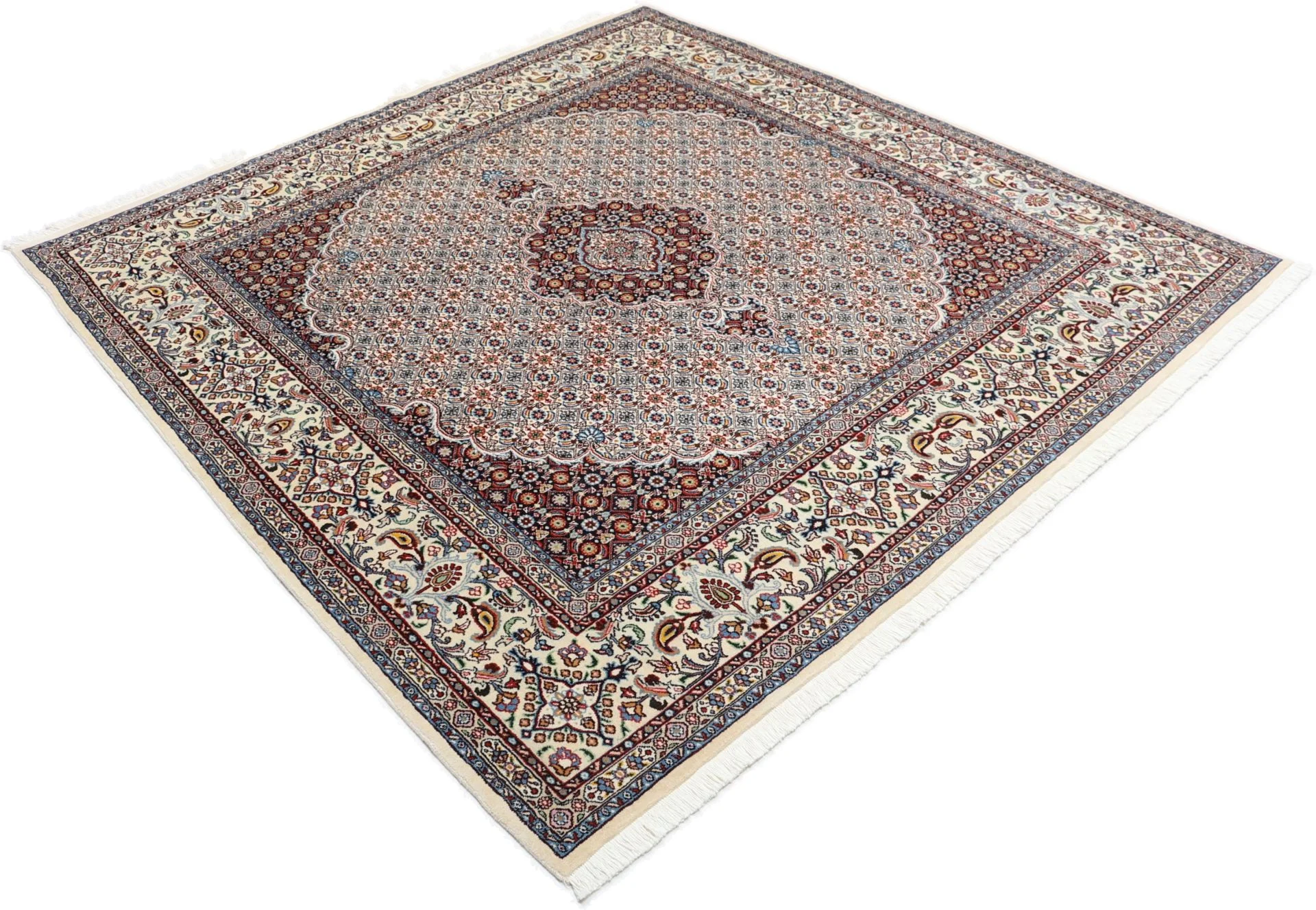 Handgeknüpfter Moud Perserteppich 192 × 205 cm