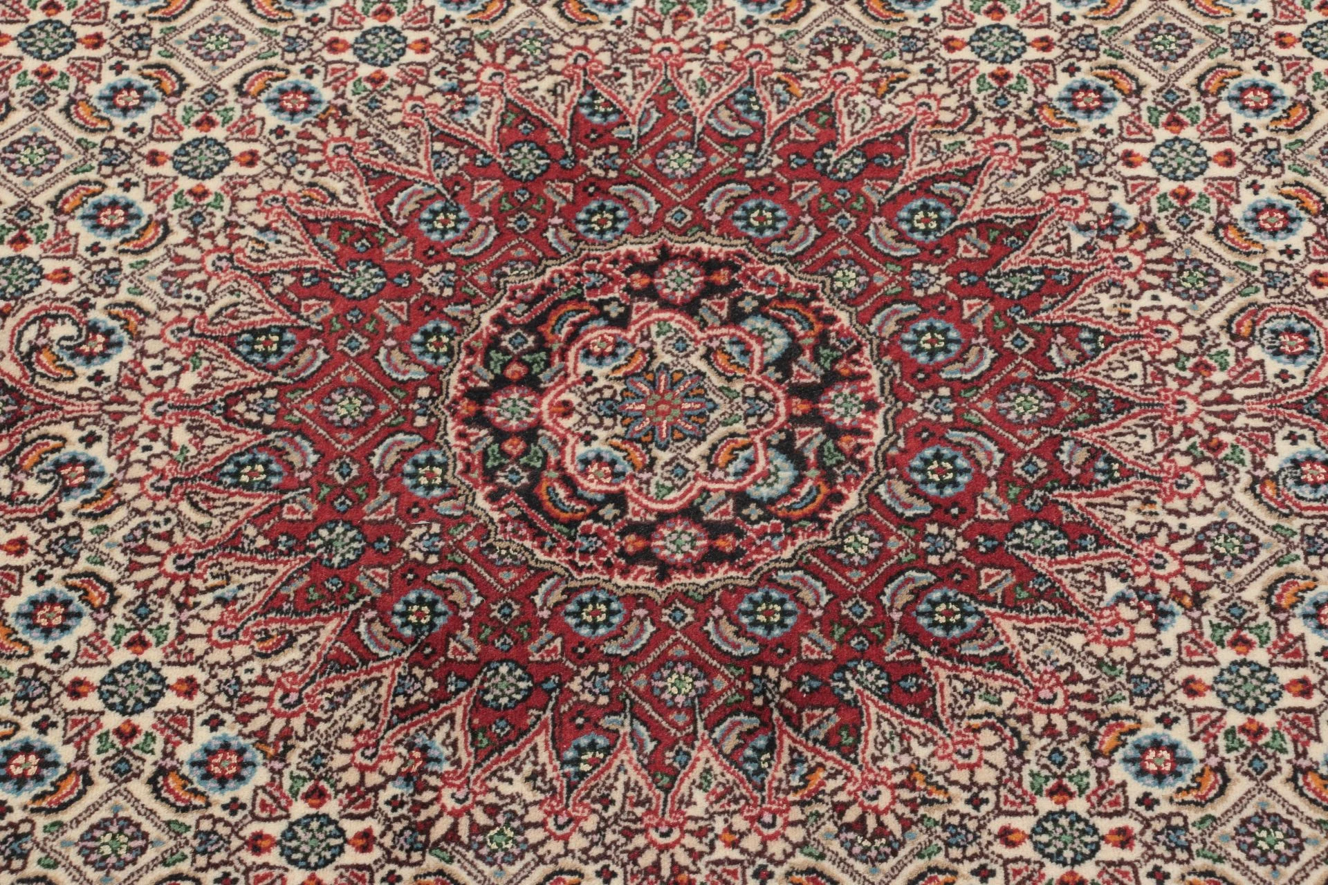 Moud Perserteppich 152 × 205 cm aus Wolle, handgeknüpft