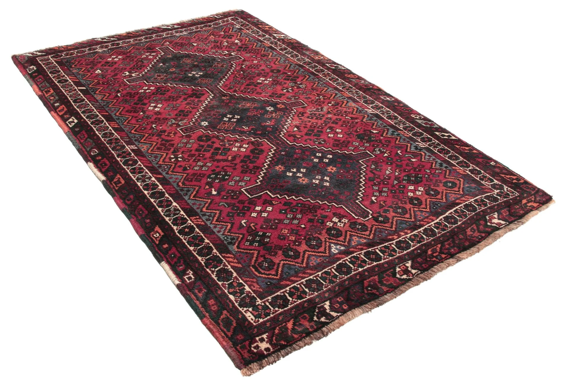 Qashqai Perserteppich aus Iran, 117 × 175 cm