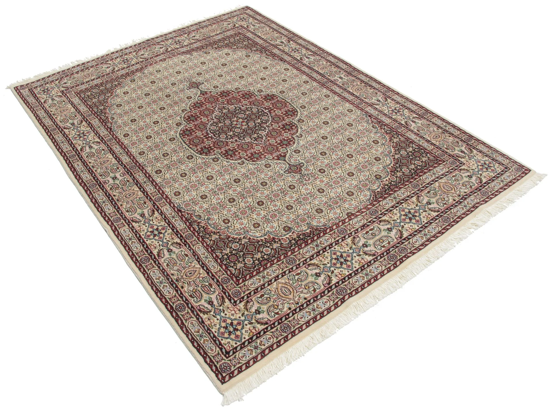 Moud Perserteppich aus Iran, 148 × 203 cm