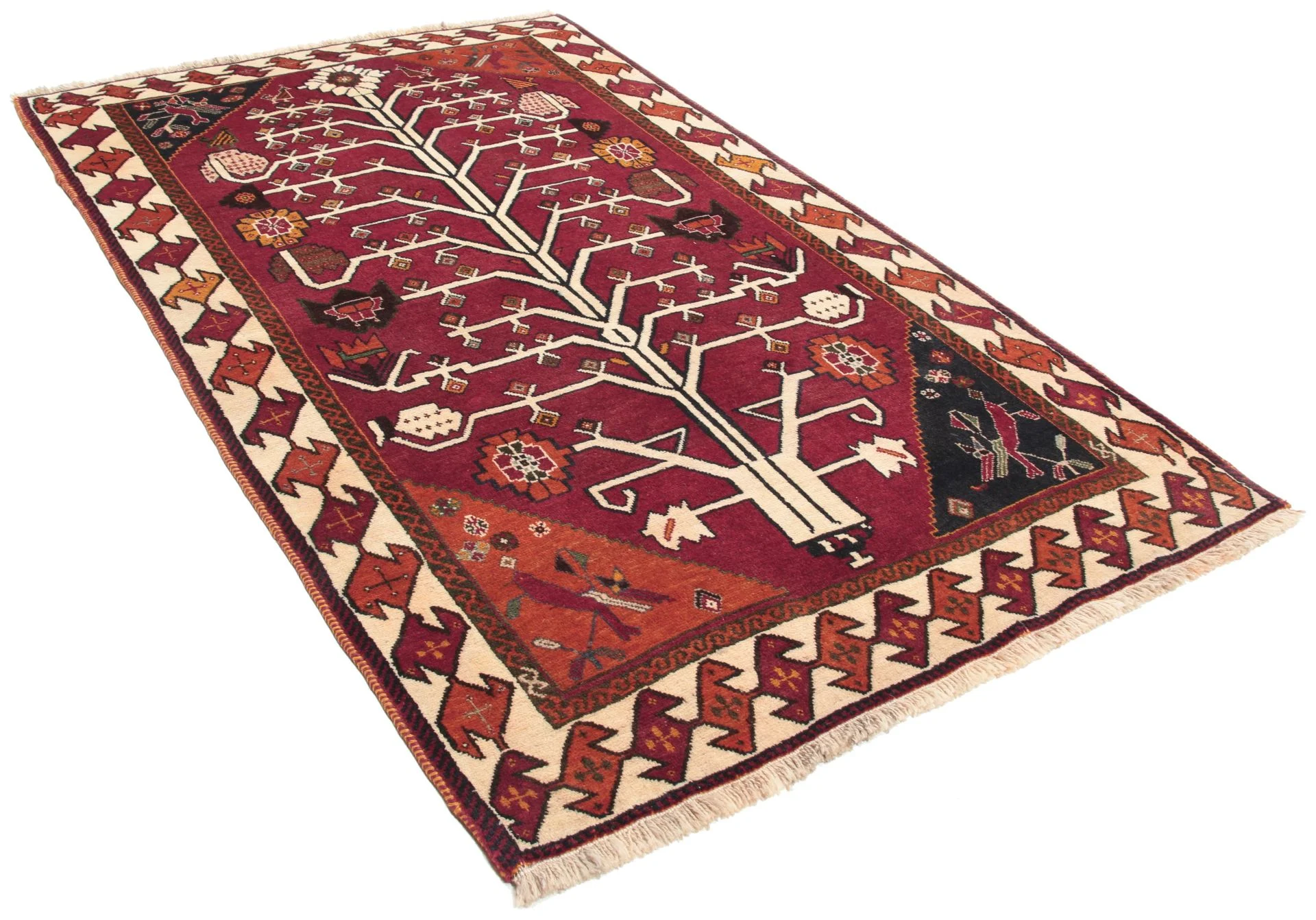 Qashqai Perserteppich aus Iran, 111 × 183 cm