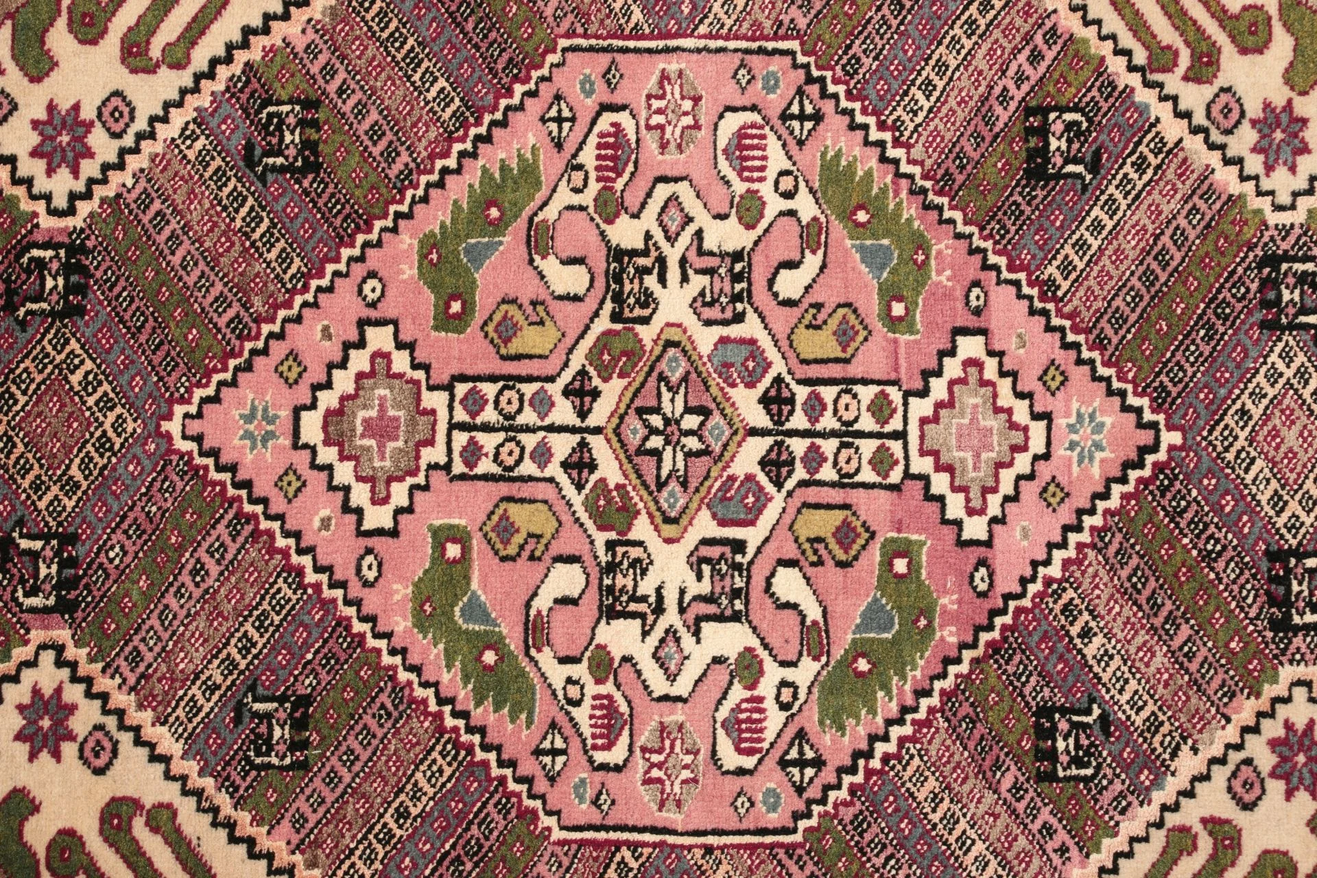 Handgeknüpfter Qashqai Perserteppich, 89 × 383 cm, Wolle