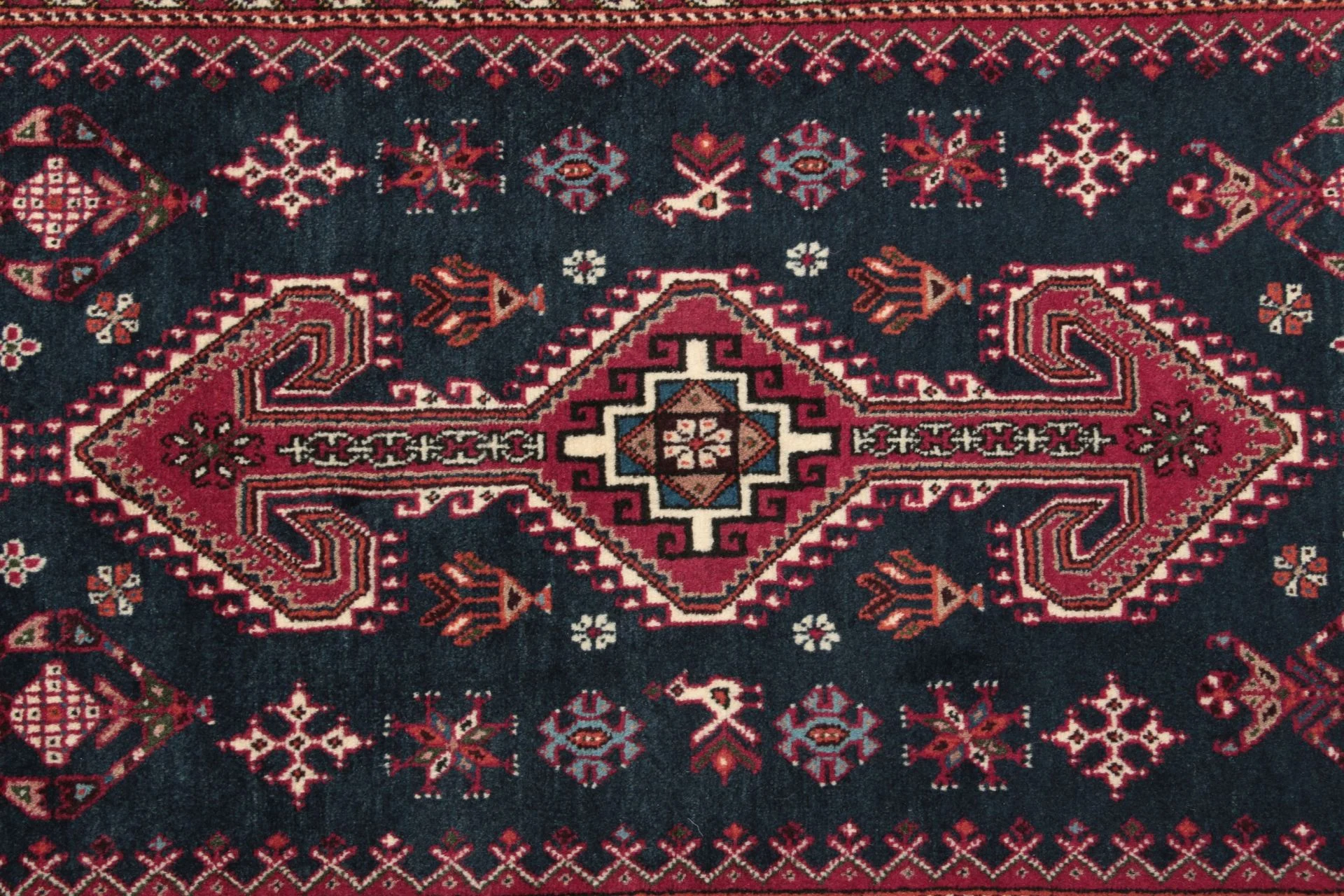 Perserteppich 78 × 310 cm aus Wolle, handgeknüpft