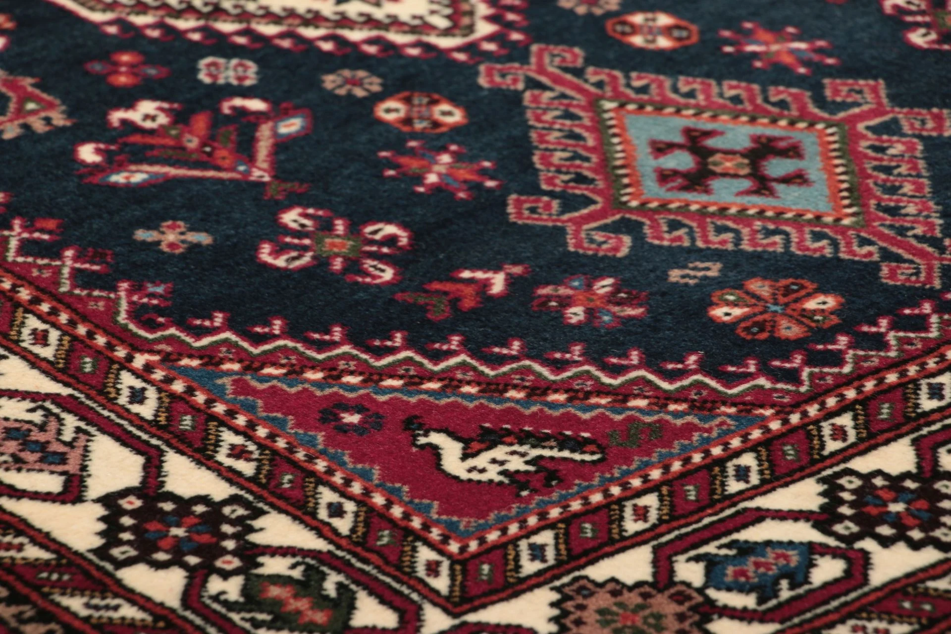 Perserteppich 78 × 310 cm aus Wolle, handgeknüpft