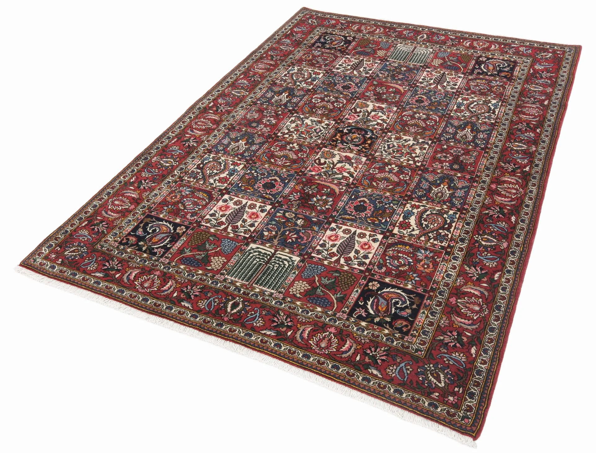 Bakhtiari Perserteppich 160 × 240 cm aus Wolle, handgeknüpft