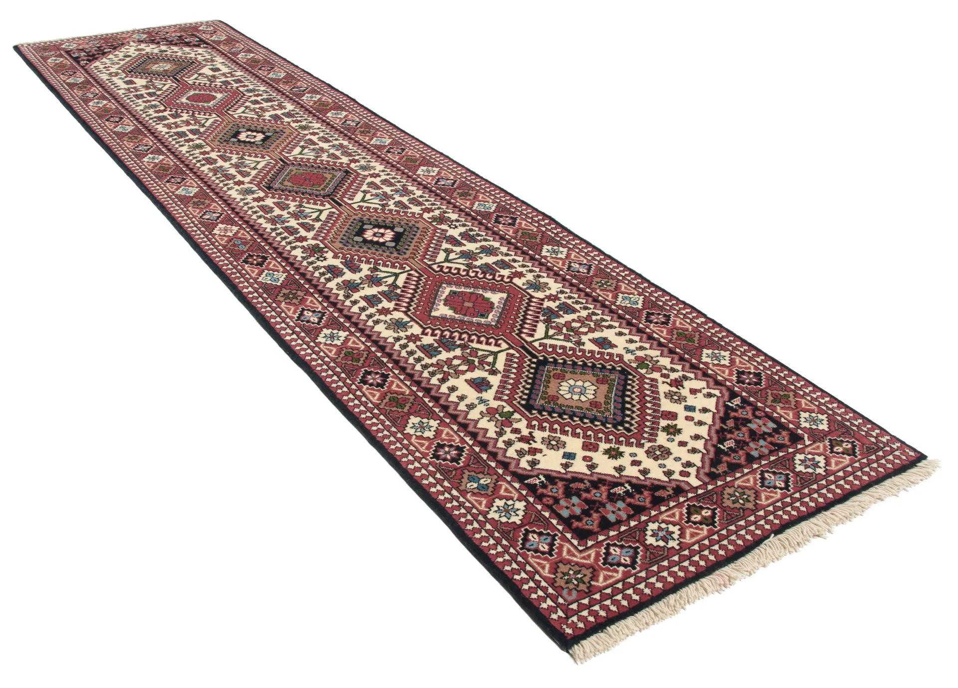 Perserteppich aus Iran, 74 × 291 cm