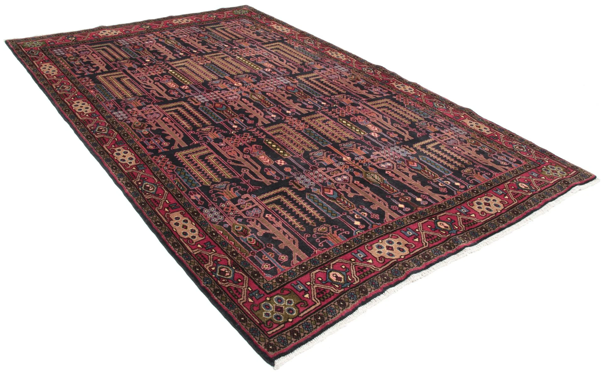 Perserteppich 152 × 230 cm aus Wolle, handgeknüpft