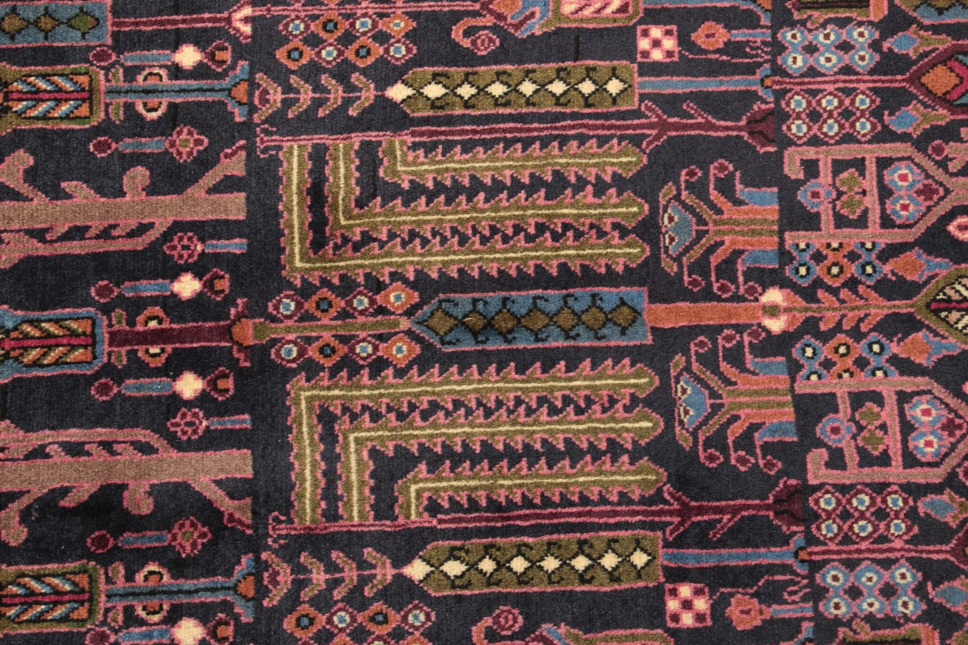 Perserteppich 152 × 230 cm aus Wolle, handgeknüpft