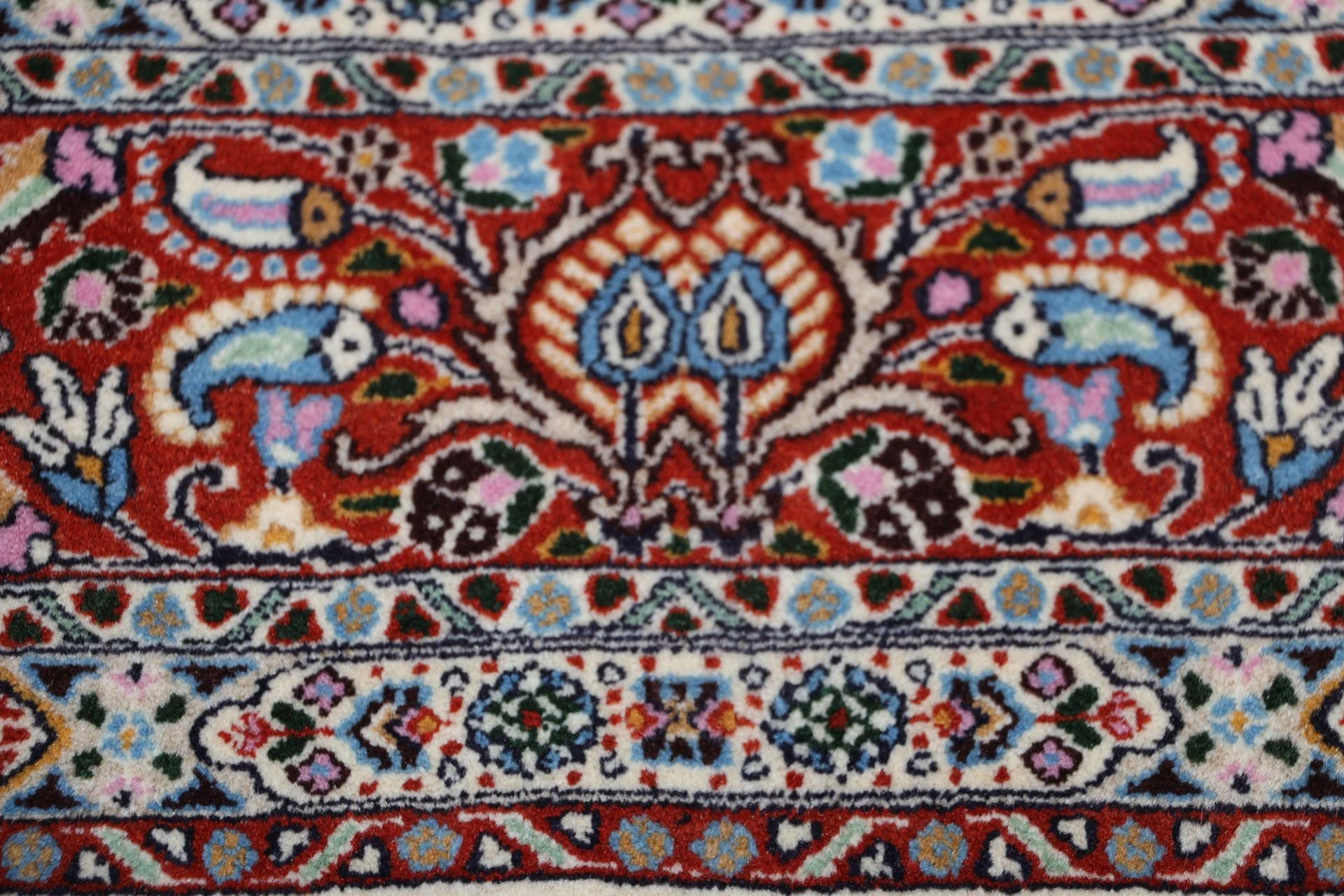 perserteppich-moud-192-x-205-cm-schurwolle-handgeknupft-floral-17 Handgeknüpfter Moud Perserteppich 192 × 205 cm