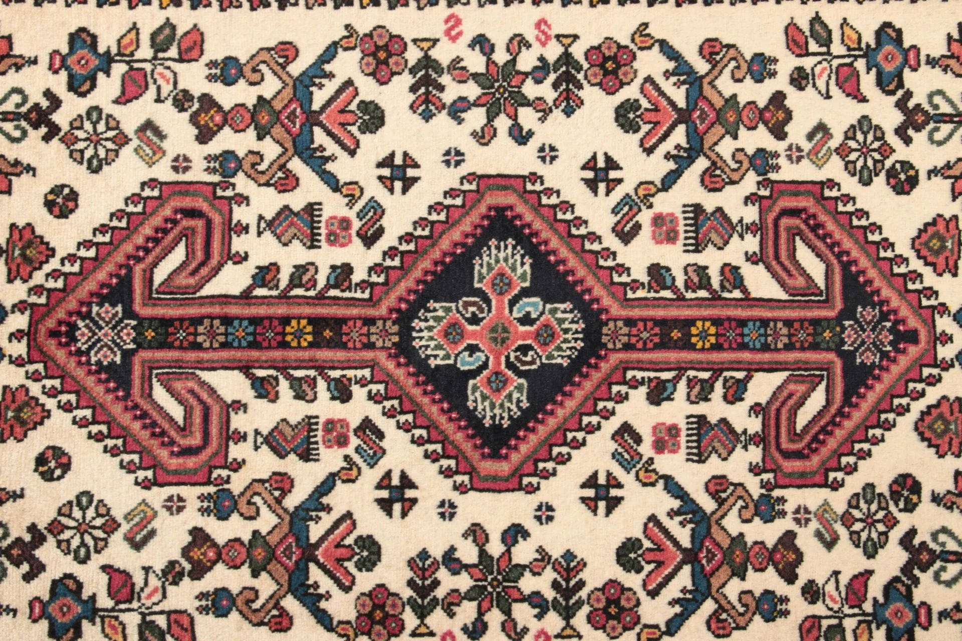 Handgeknüpfter Perserteppich, 83 × 312 cm, Wolle