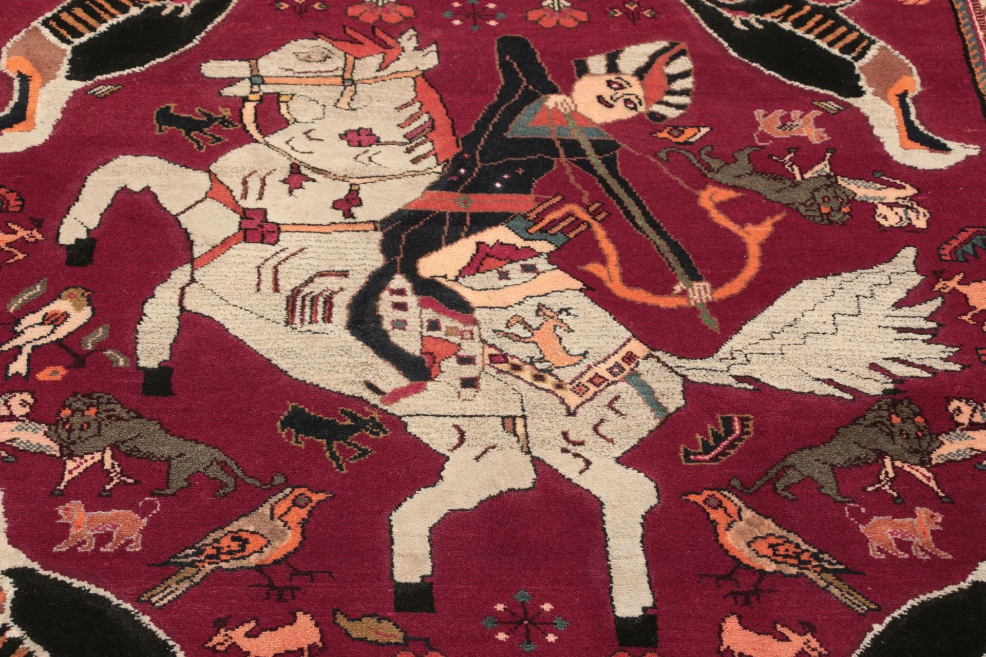 Qashqai Perserteppich 130 × 217 cm aus Wolle, handgeknüpft