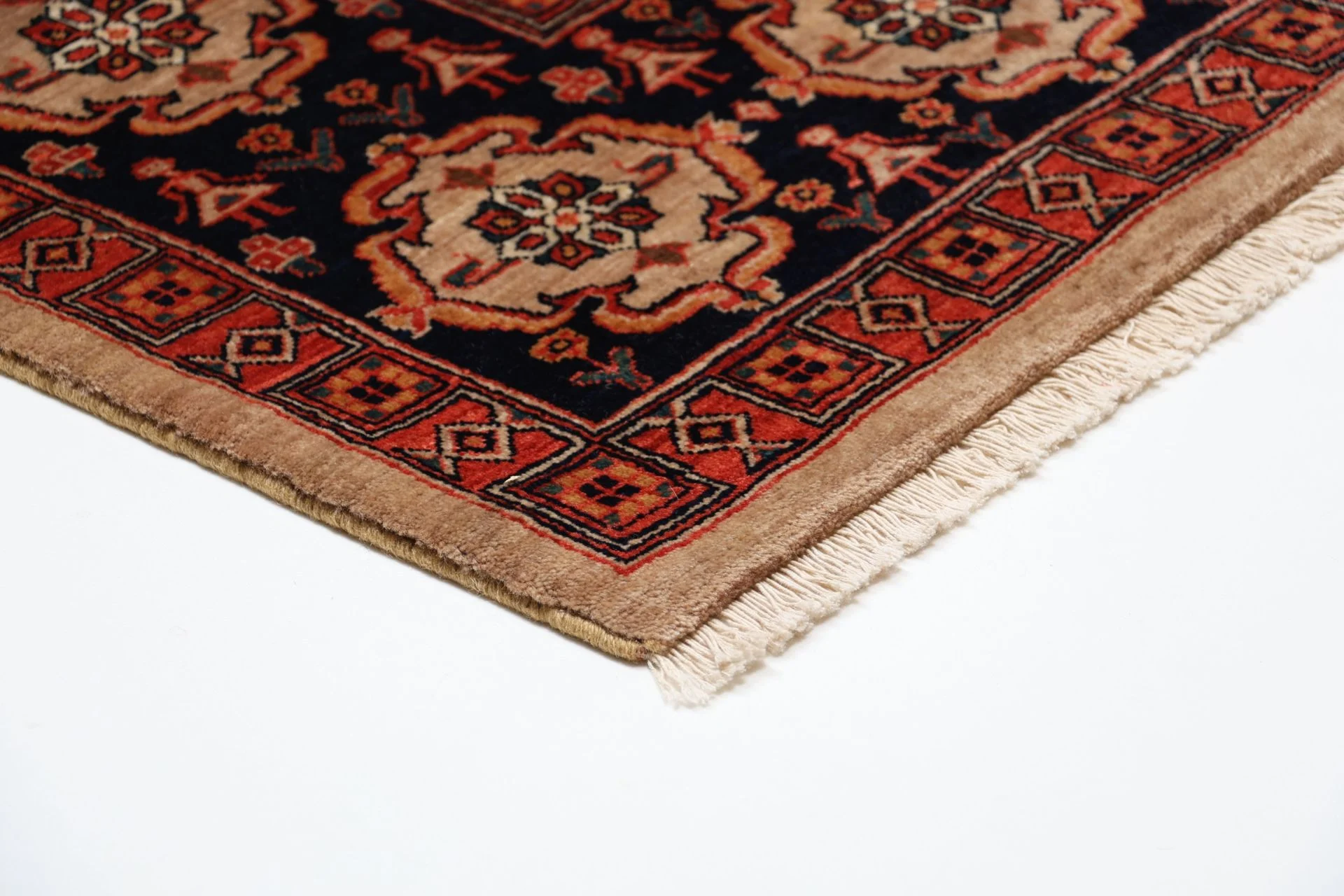 Handgeknüpfter Qashqai Perserteppich, 155 × 216 cm, Wolle