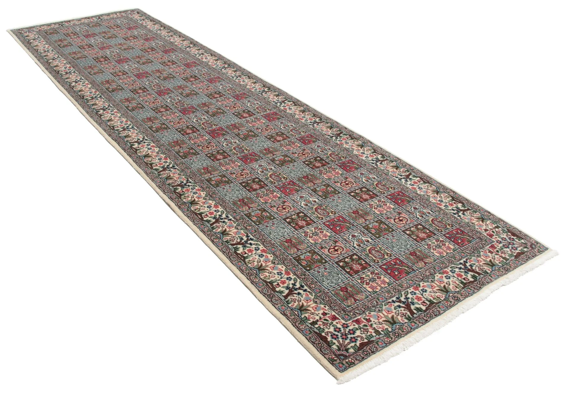 Moud Perserteppich 80 × 290 cm aus Wolle, handgeknüpft