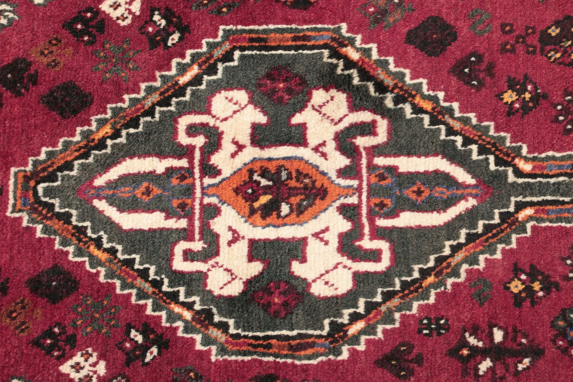 Handgeknüpfter Qashqai Perserteppich, 120 × 177 cm, Wolle