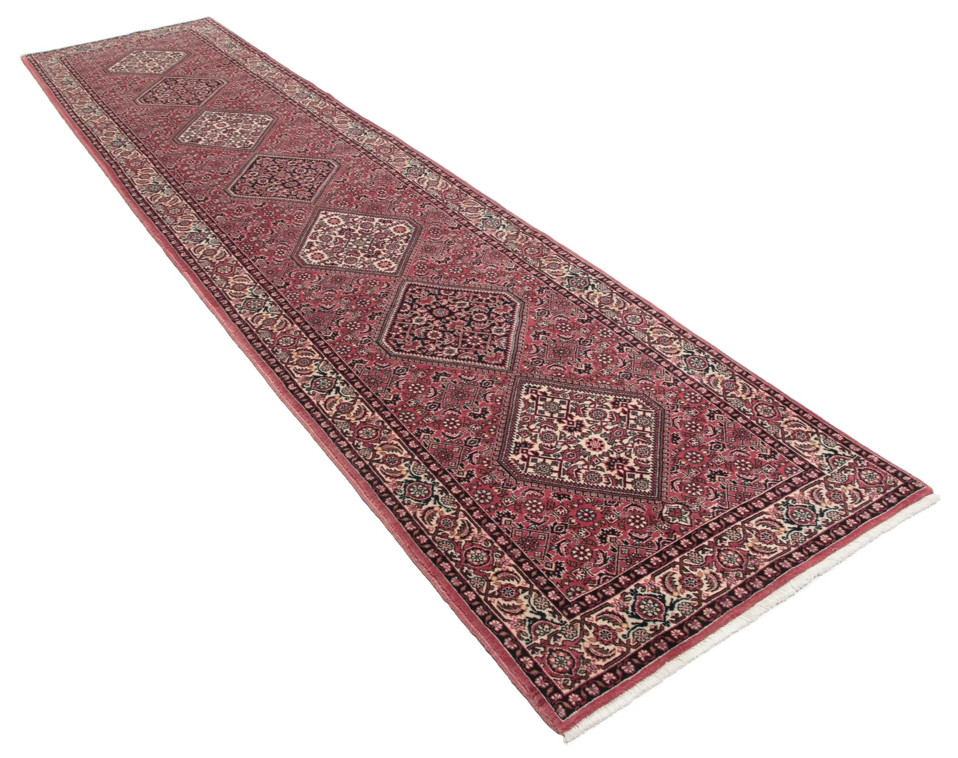 perserteppich-bidjar-87-x-387-cm-schurwolle-handgeknupft-laufer-1 Handgeknüpfter Bijar Perserteppich, 87 × 387 cm, Wolle