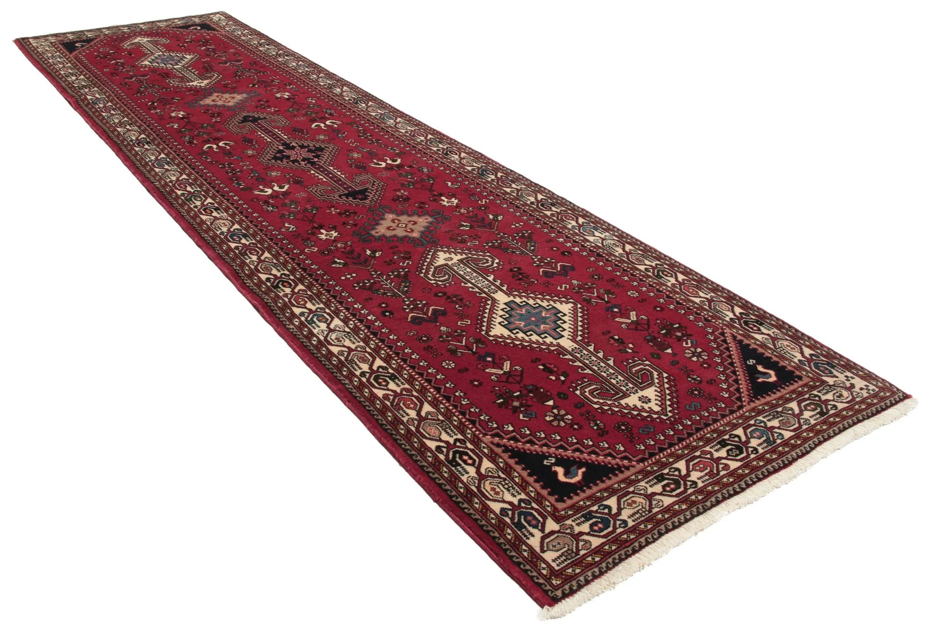 Handgeknüpfter Perserteppich 80 × 300 cm