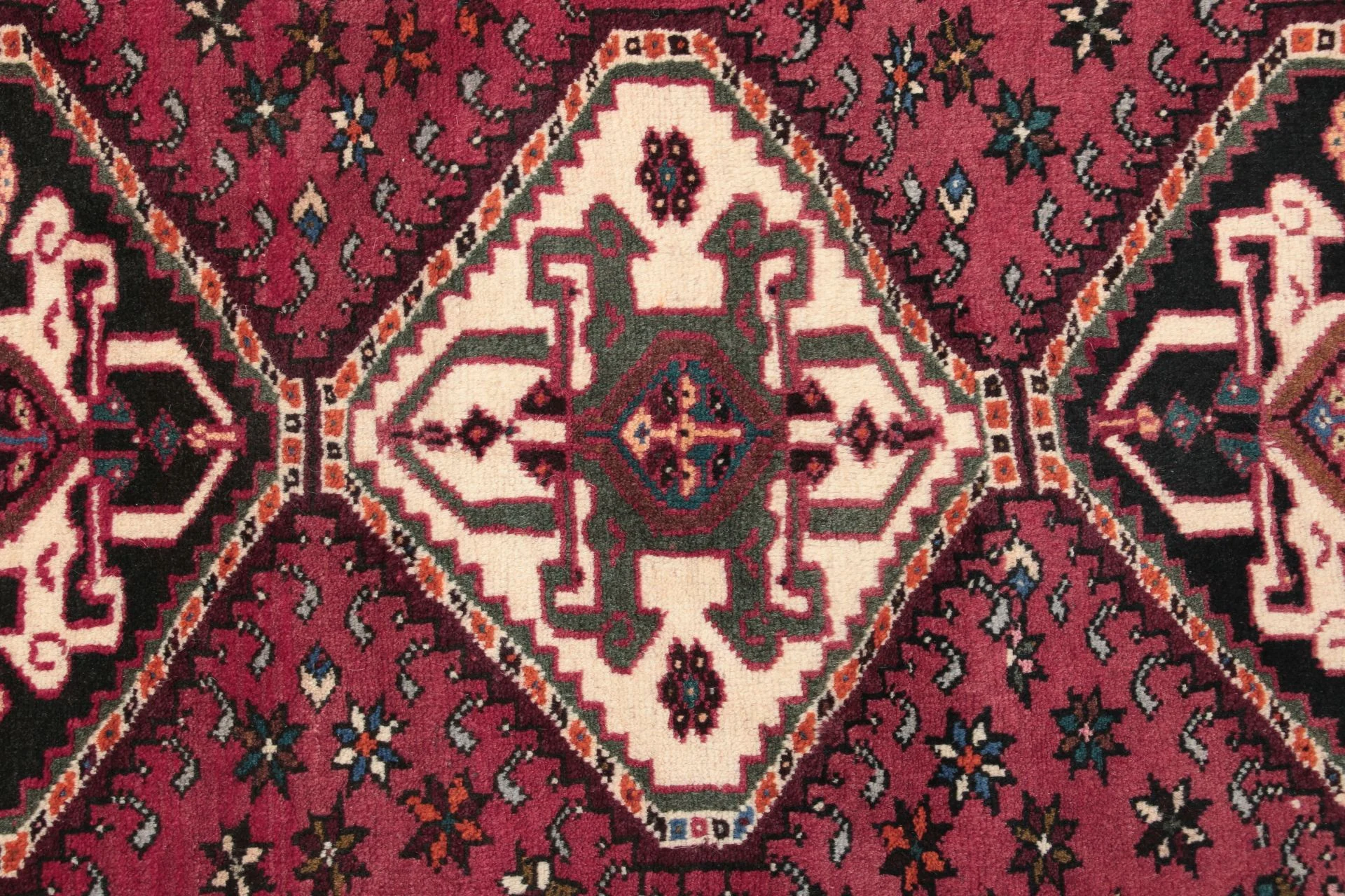 Handgeknüpfter Qashqai Perserteppich, 123 × 172 cm, Wolle