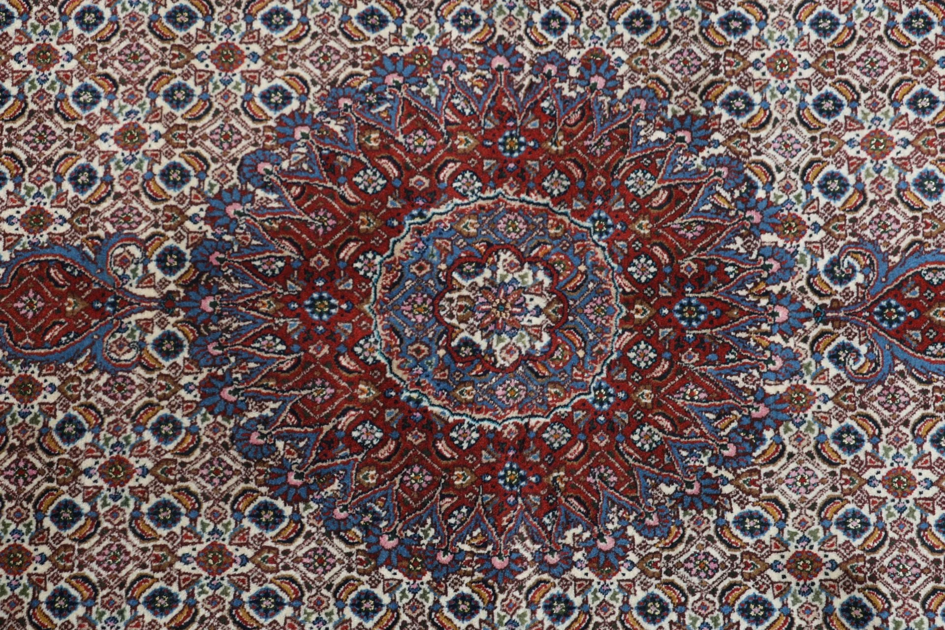 Handgeknüpfter Moud Perserteppich 165 × 222 cm
