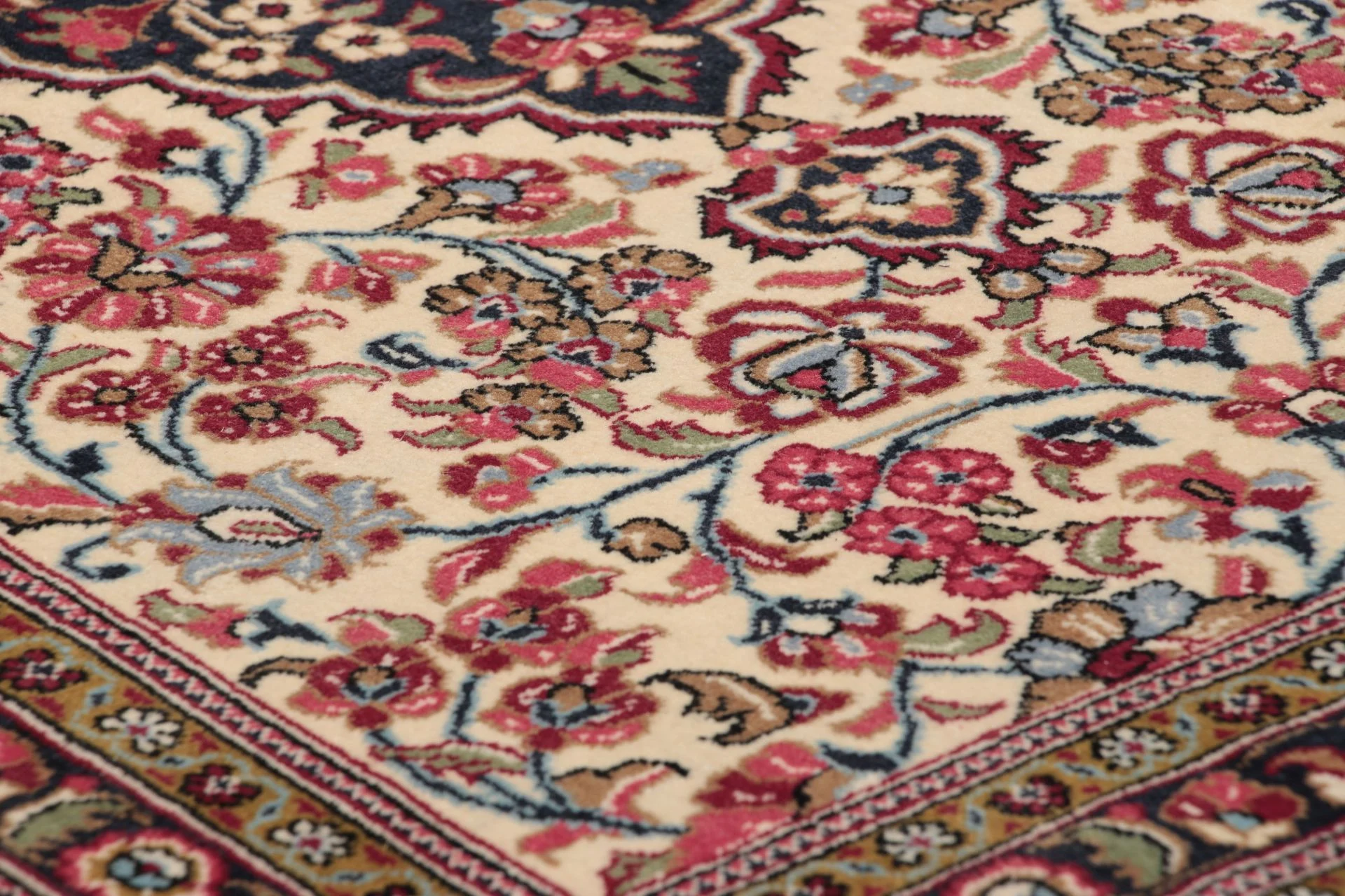 Ghom Perserteppich aus Iran, 85 × 408 cm