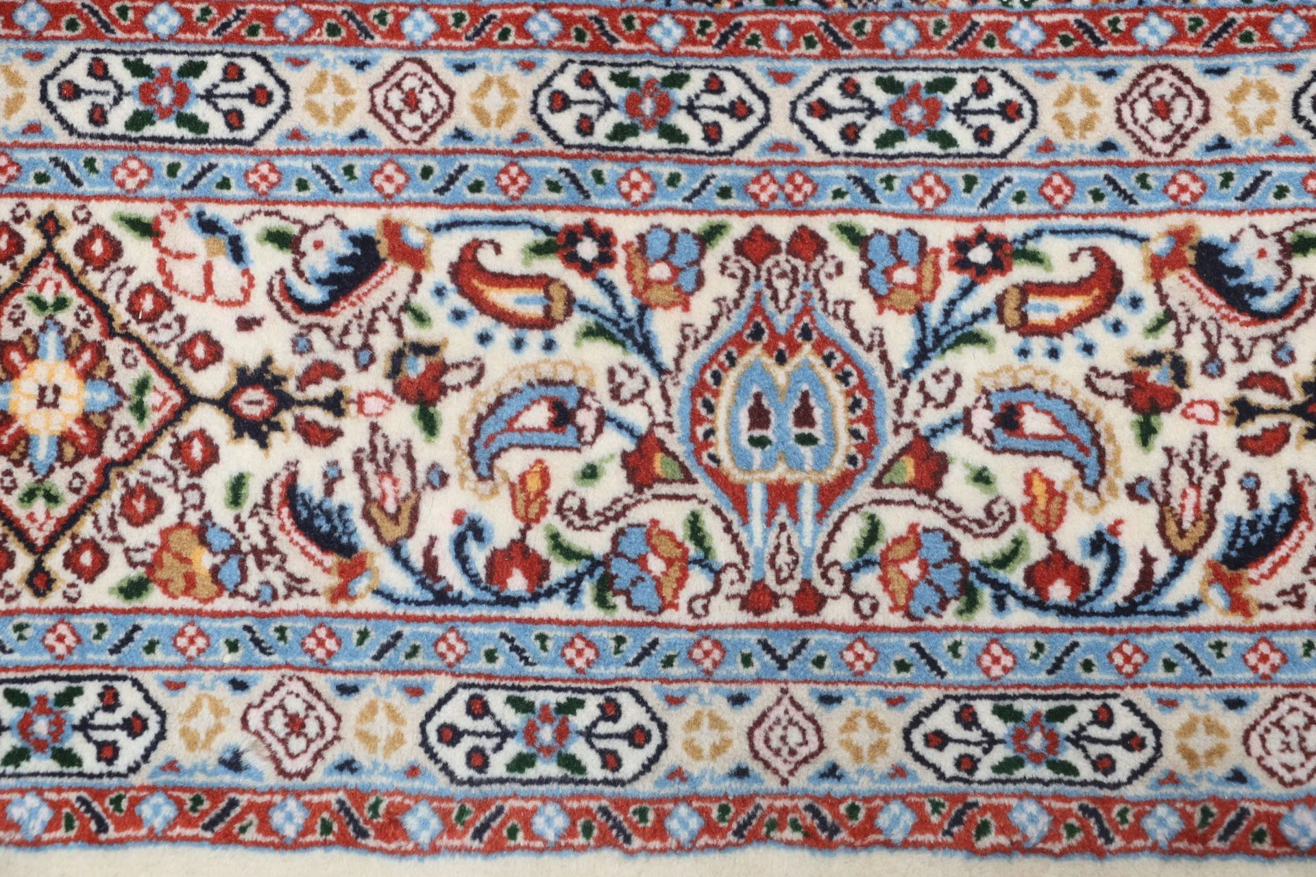 Handgeknüpfter Moud Perserteppich, 165 × 235 cm, Wolle