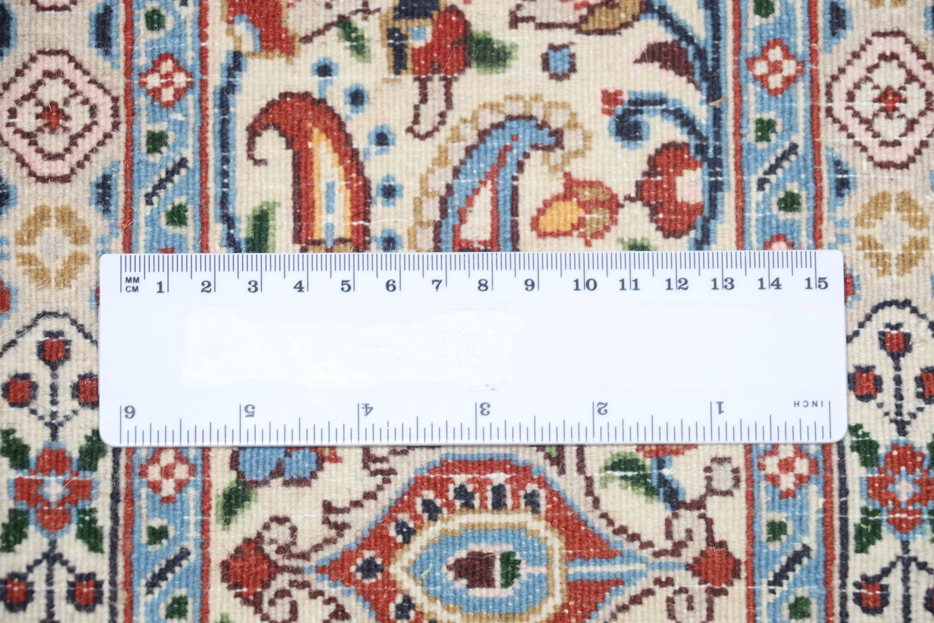 Handgeknüpfter Moud Perserteppich, 165 × 235 cm, Wolle