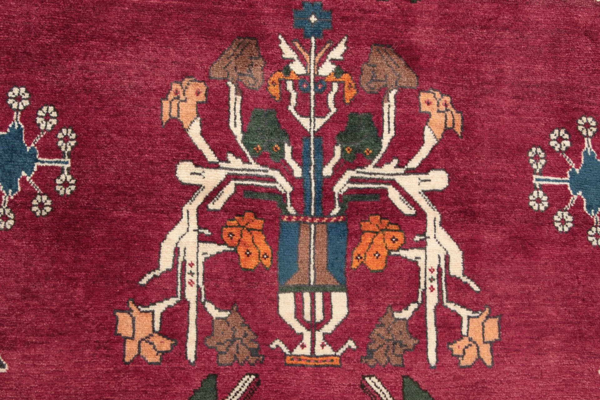 Qashqai Perserteppich aus Iran, 122 × 190 cm