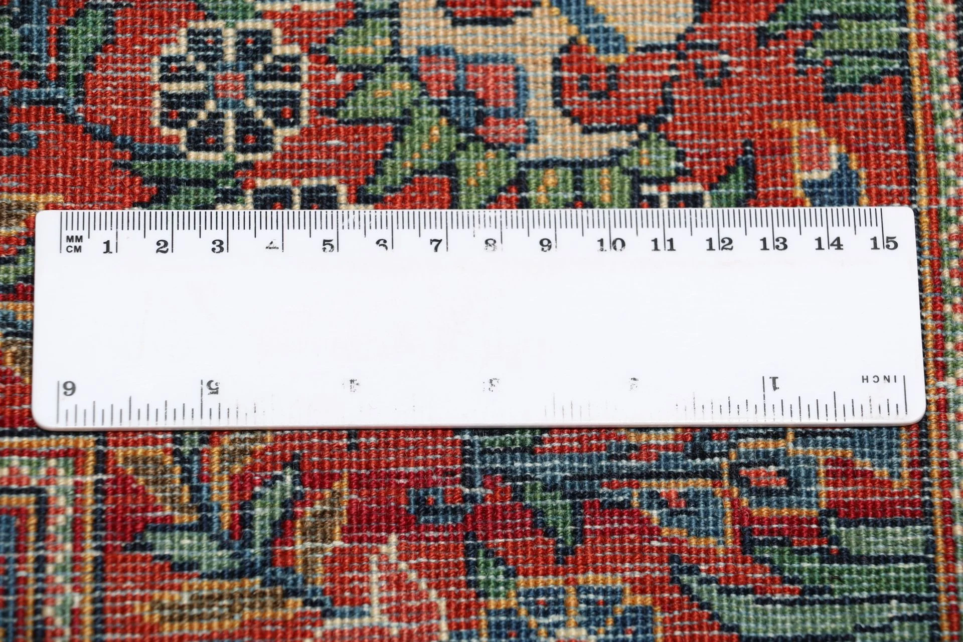 Handgeknüpfter Kashan Perserteppich 132 × 210 cm