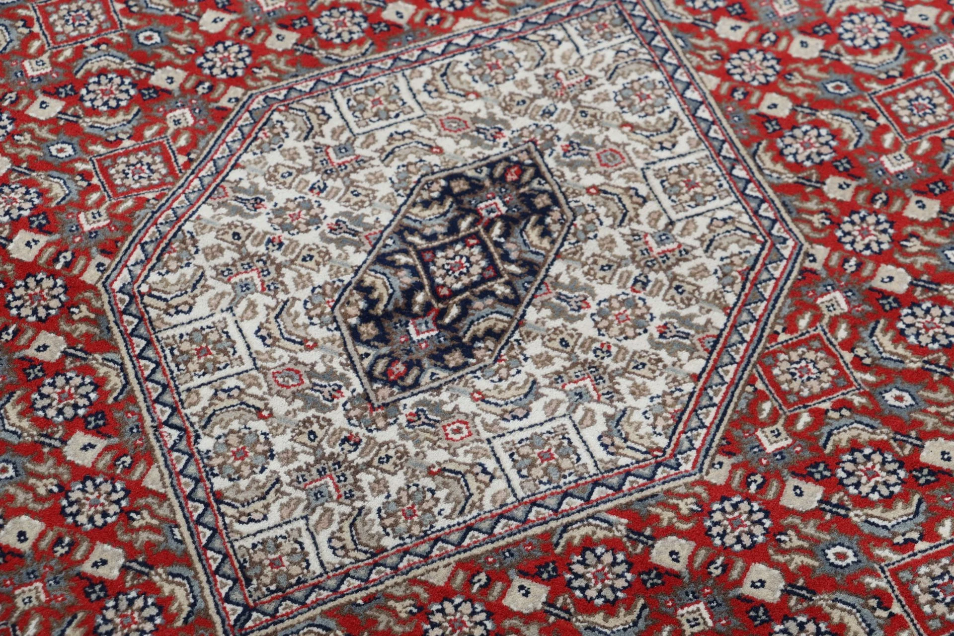 Bijar Orientteppich aus Indien, 198 × 198 cm