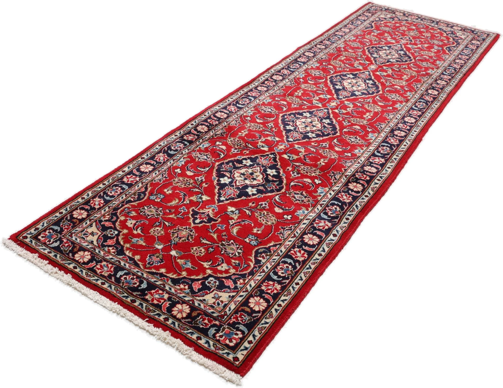 Handgeknüpfter Kashan Perserteppich 80 × 270 cm