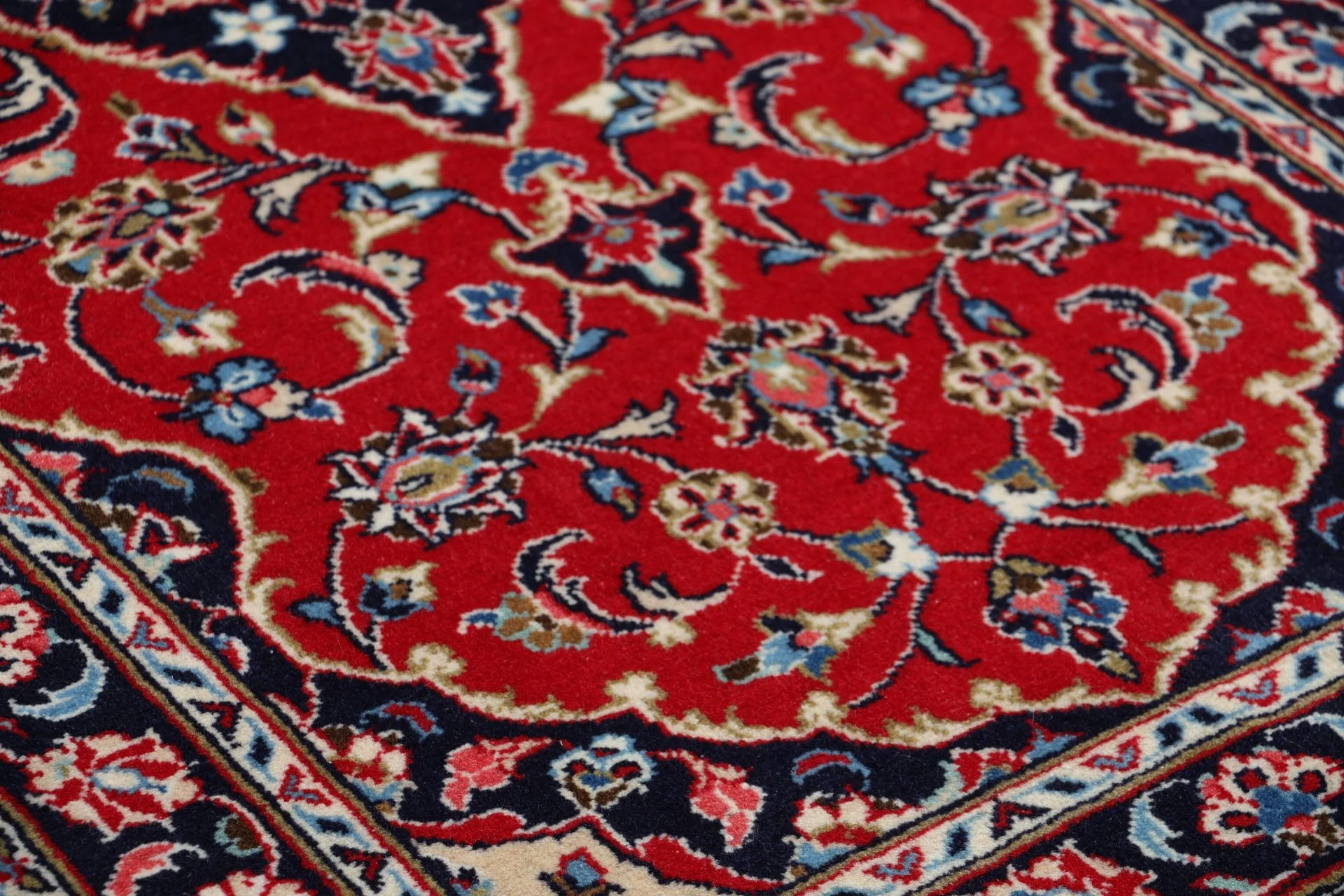 Handgeknüpfter Kashan Perserteppich 80 × 270 cm