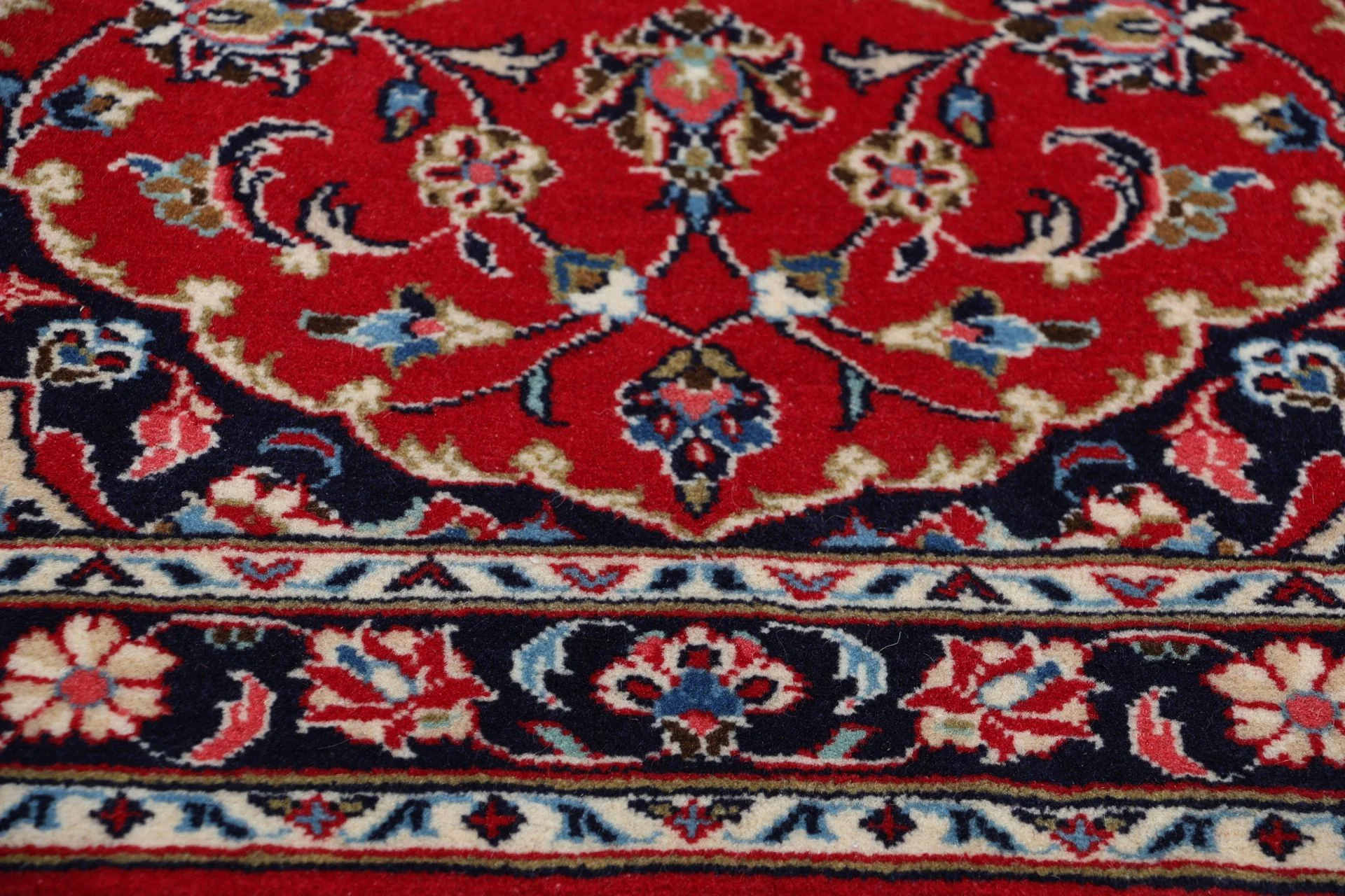 Handgeknüpfter Kashan Perserteppich 80 × 270 cm