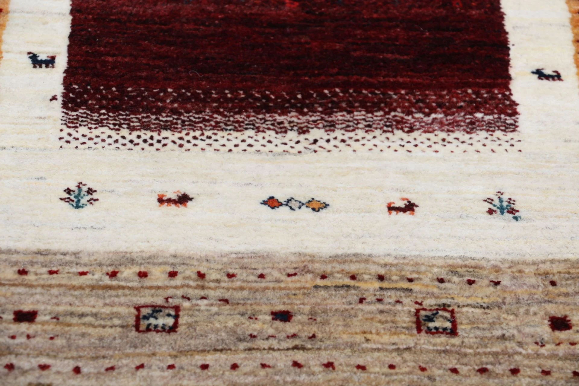 Handgeknüpfter Loribaft Orientteppich, 85 × 314 cm, Wolle