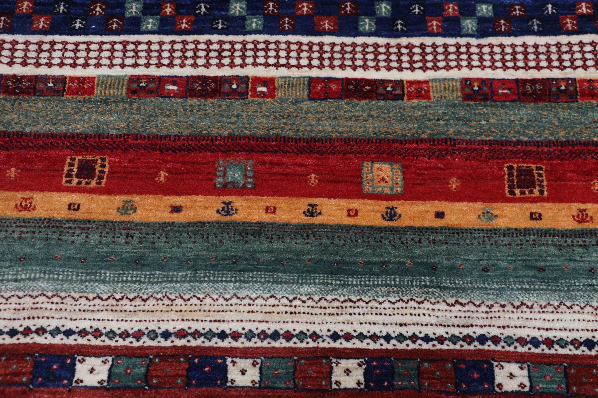 orientteppich-loribaft-90-x-247-cm-schurwolle-handgeknupft-9 Handgeknüpfter Loribaft Orientteppich 90 × 247 cm