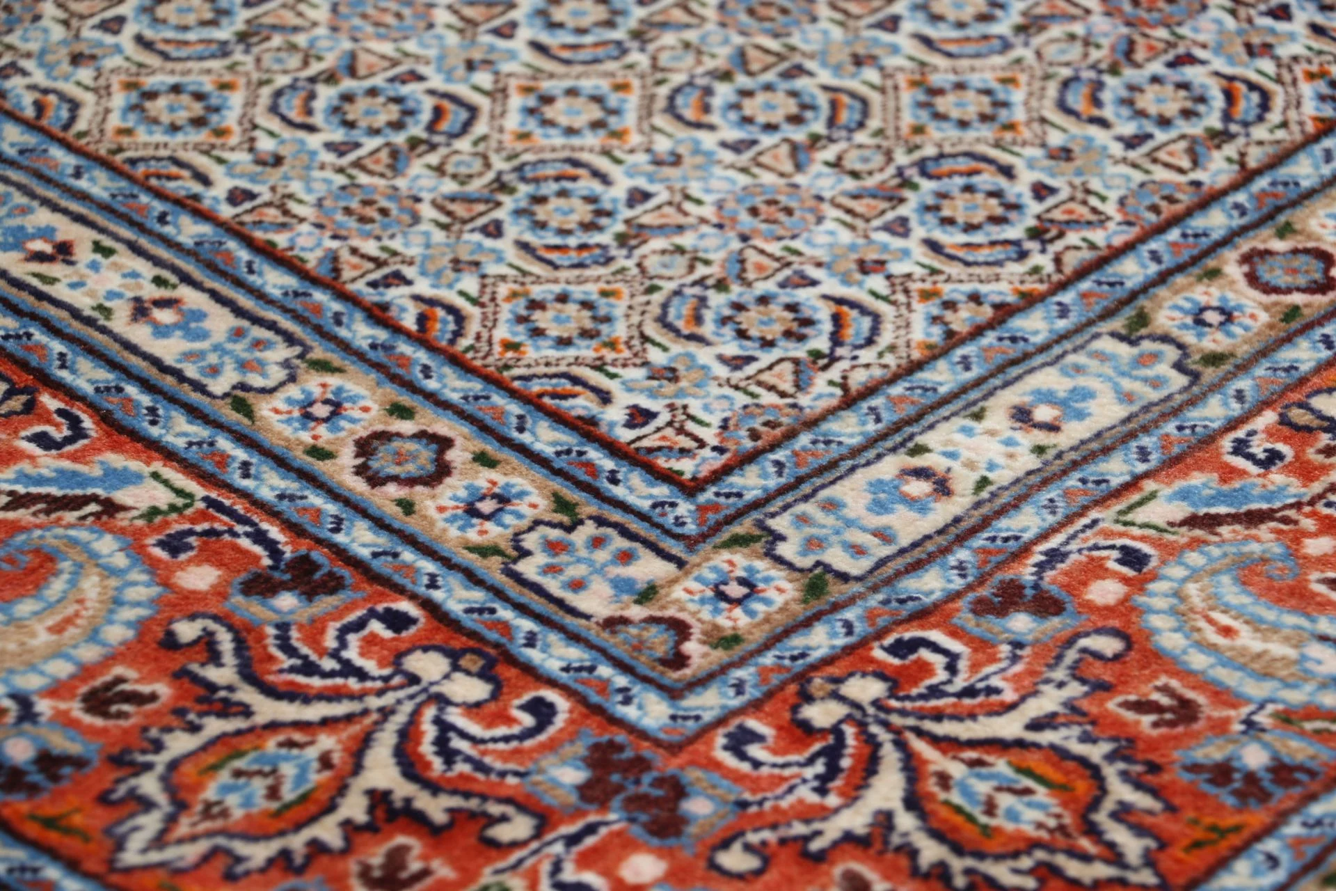 Moud Perserteppich aus Iran, 150 × 250 cm
