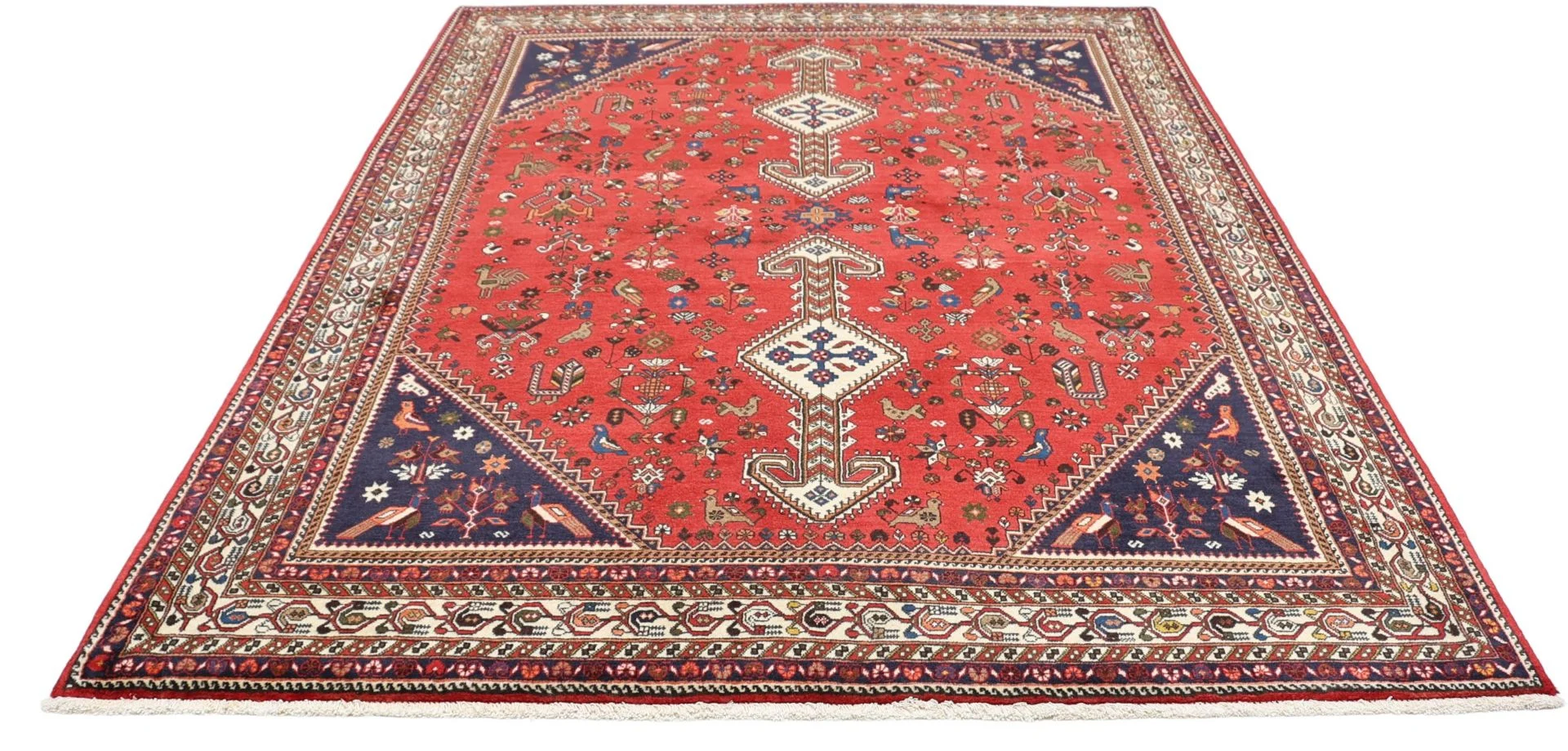 perserteppich-nasrabad-170-x-233-cm-schurwolle-handgeknupft-1 Handgeknüpfter Perserteppich 170 × 233 cm