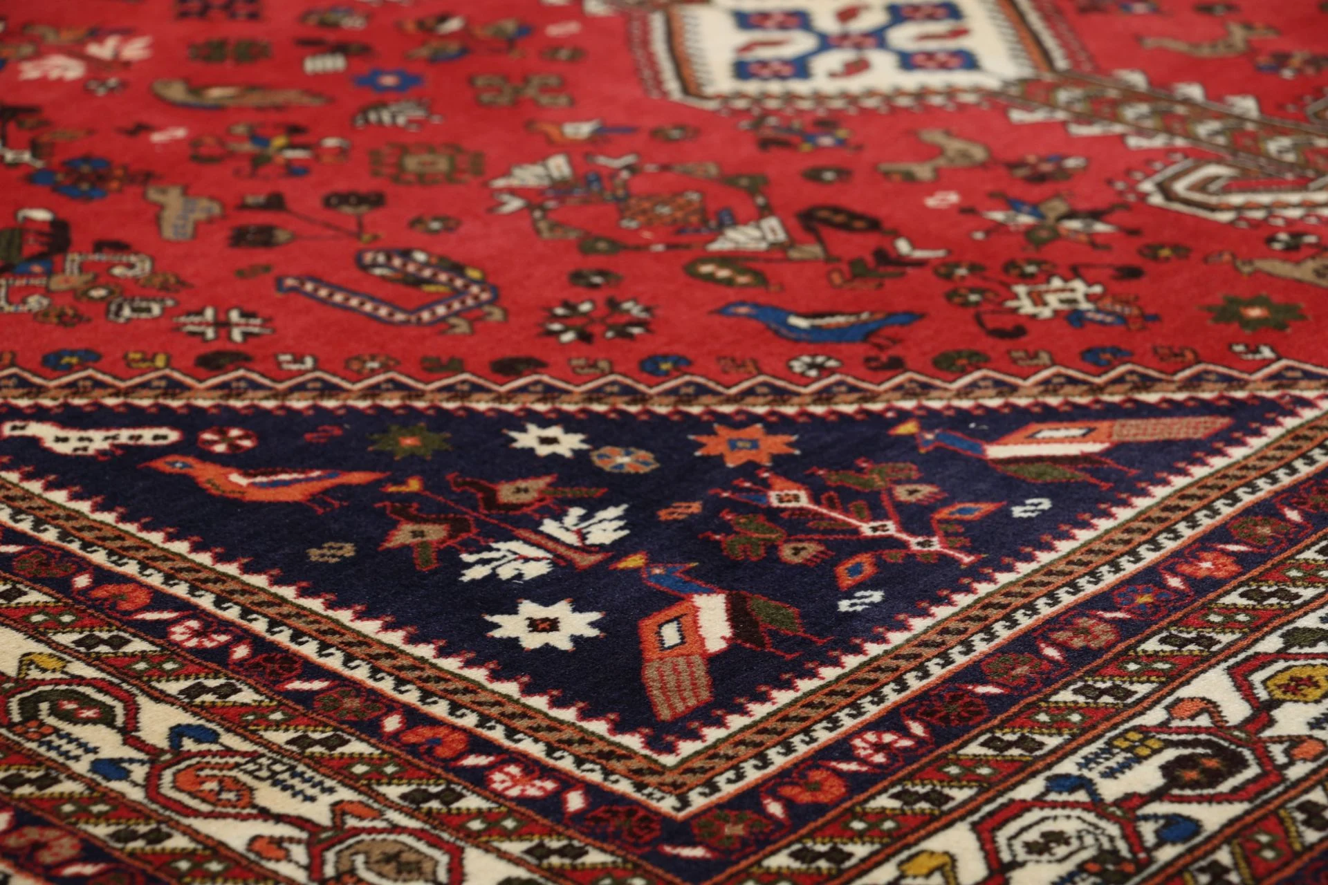 perserteppich-nasrabad-170-x-233-cm-schurwolle-handgeknupft-4 Handgeknüpfter Perserteppich 170 × 233 cm
