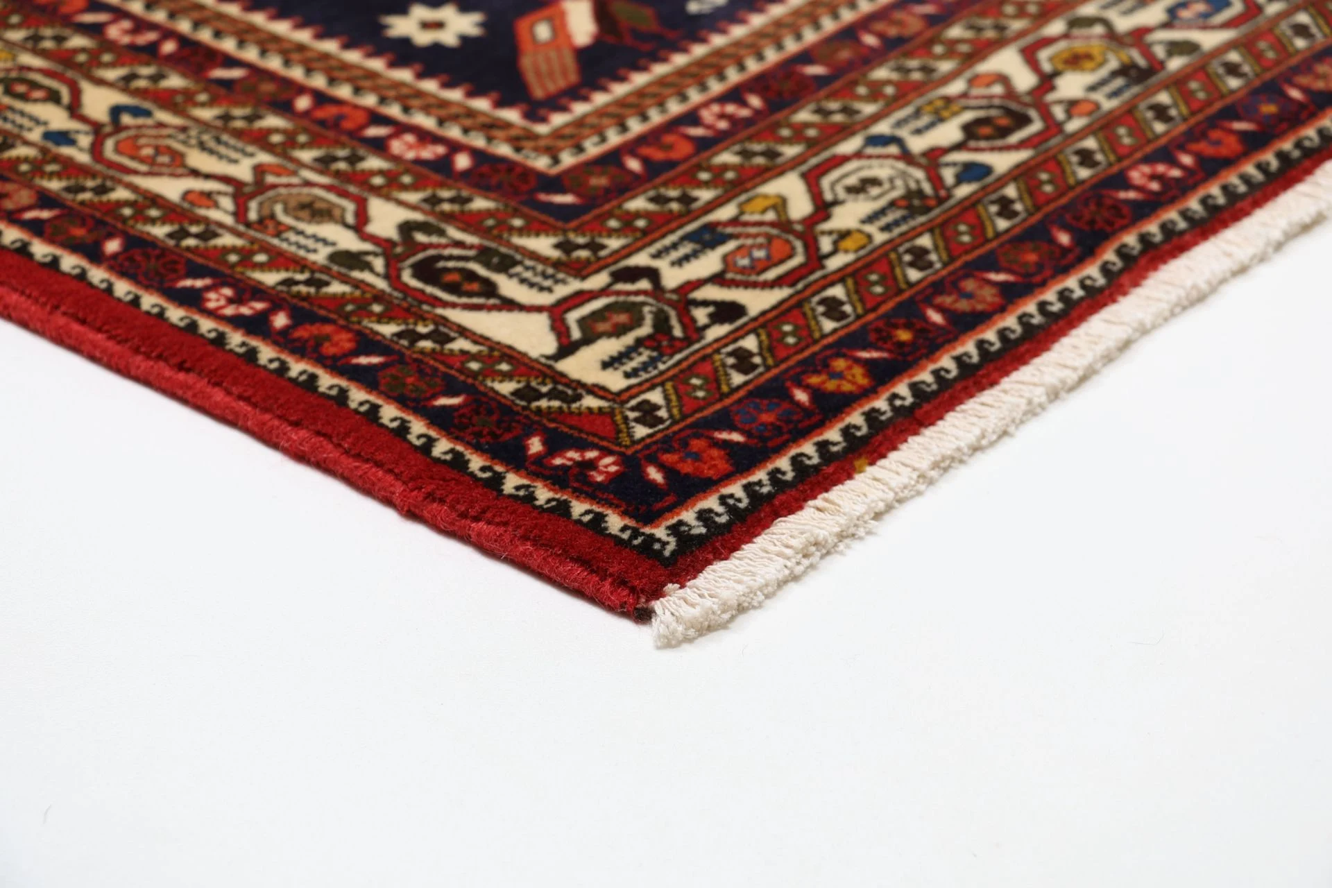 perserteppich-nasrabad-170-x-233-cm-schurwolle-handgeknupft-5 Handgeknüpfter Perserteppich 170 × 233 cm