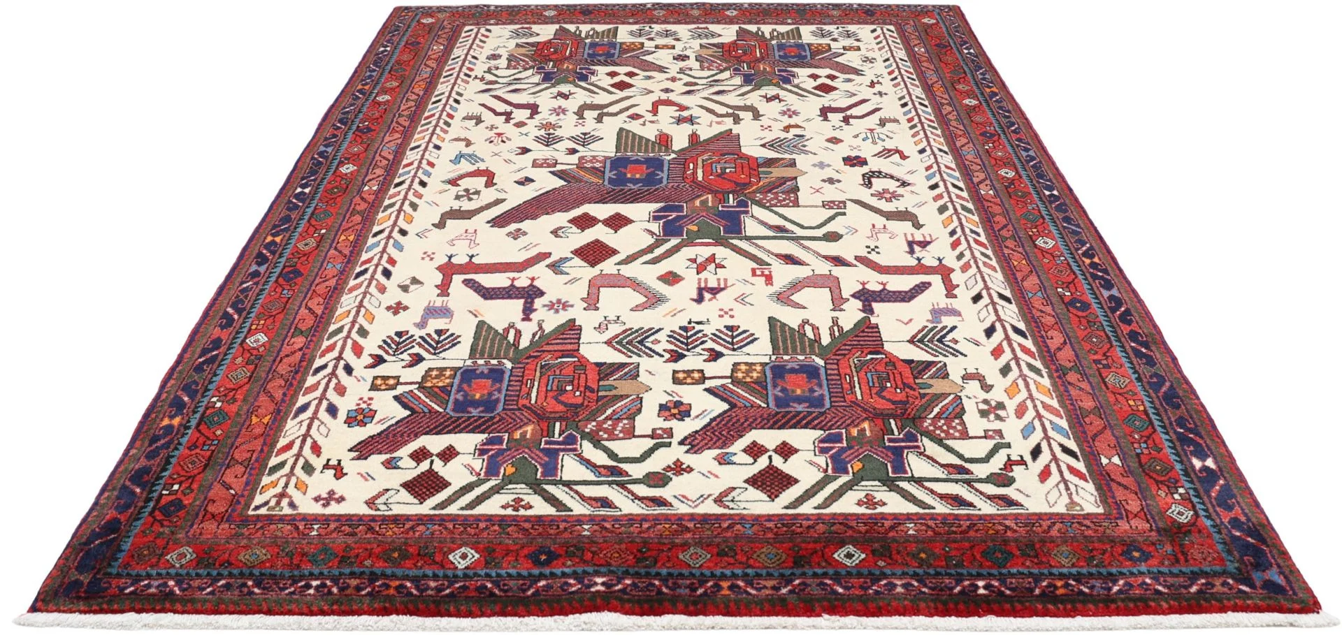 Handgeknüpfter Perserteppich, 162 × 237 cm, Wolle